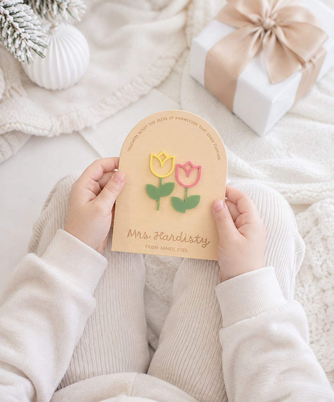 tulip plaque