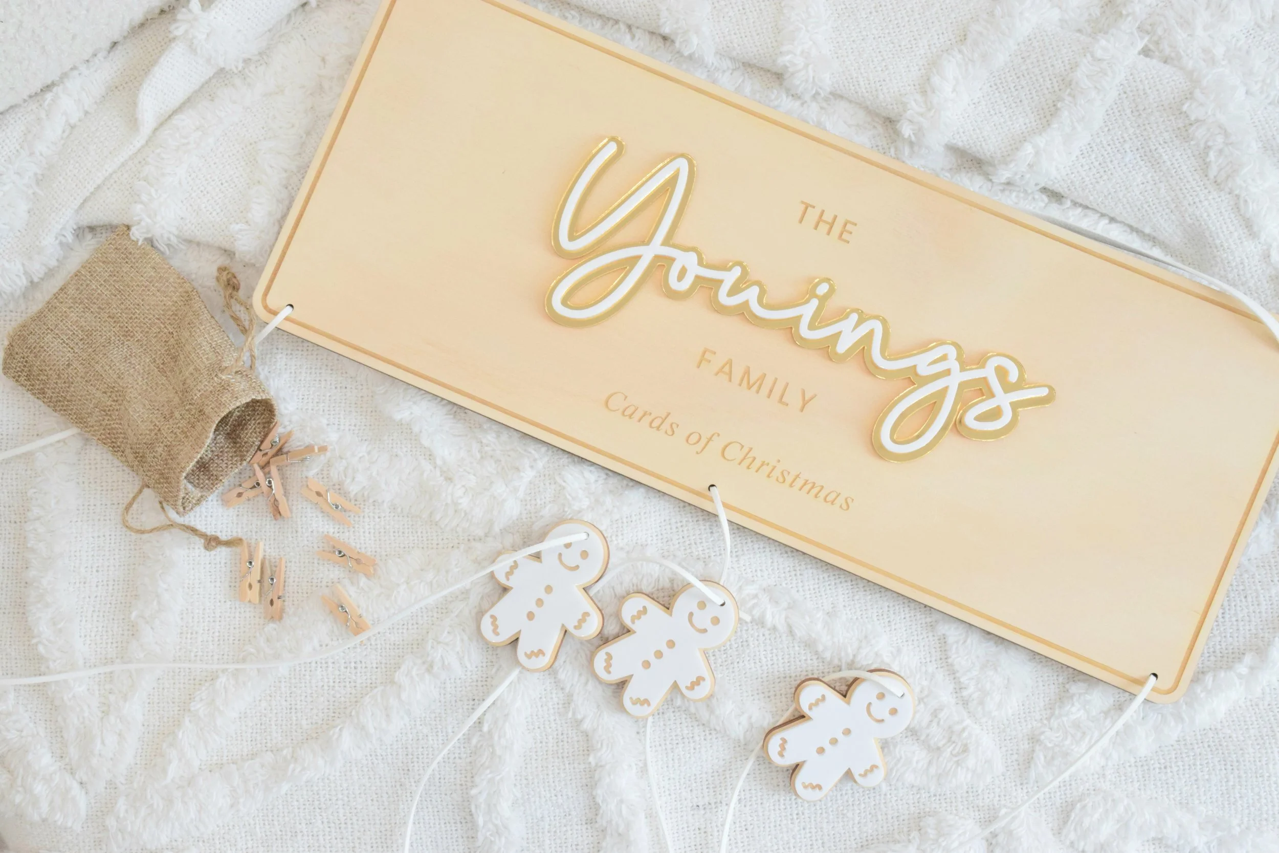 christmas card holder