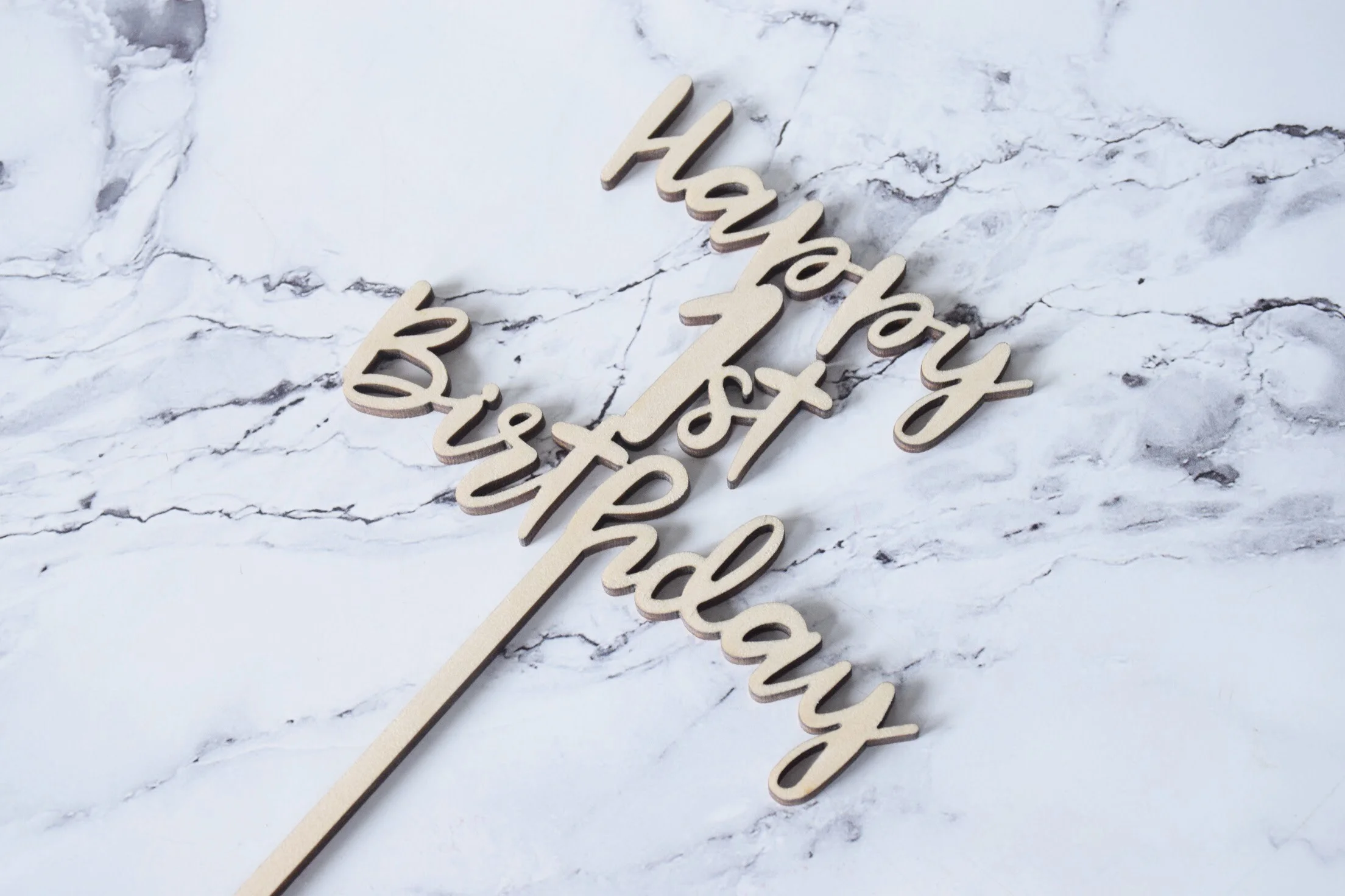 Happy 1st birthday cake topper