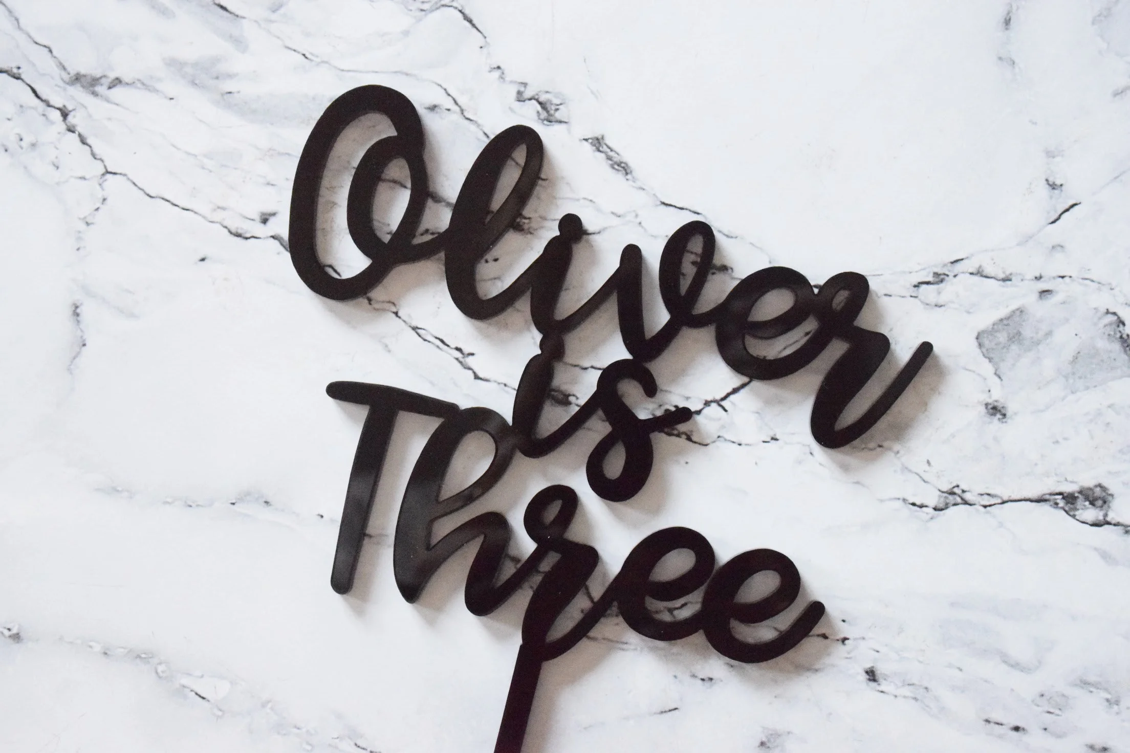 "name" is "age" cake topper