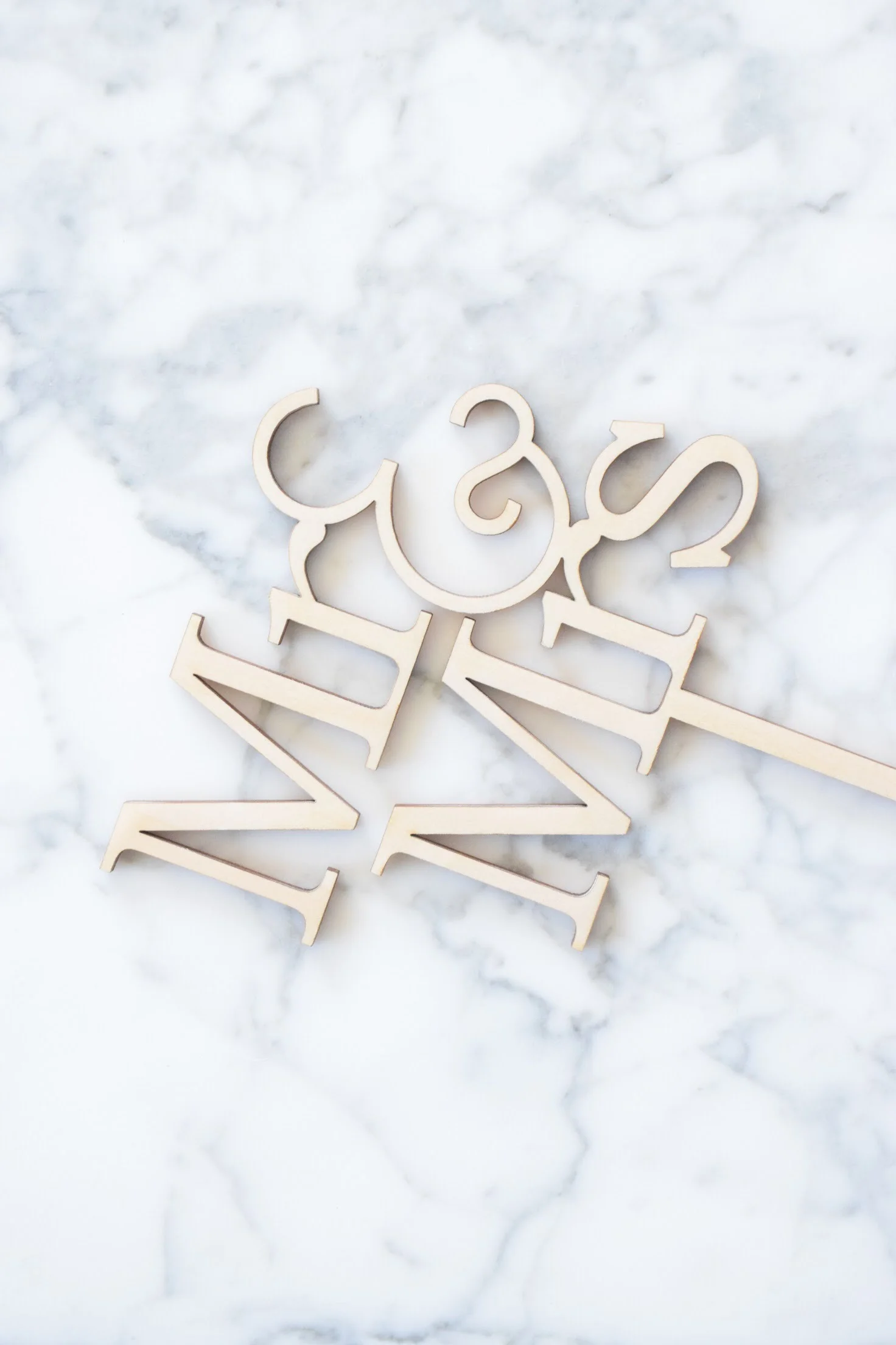 mr and mrs cake topper