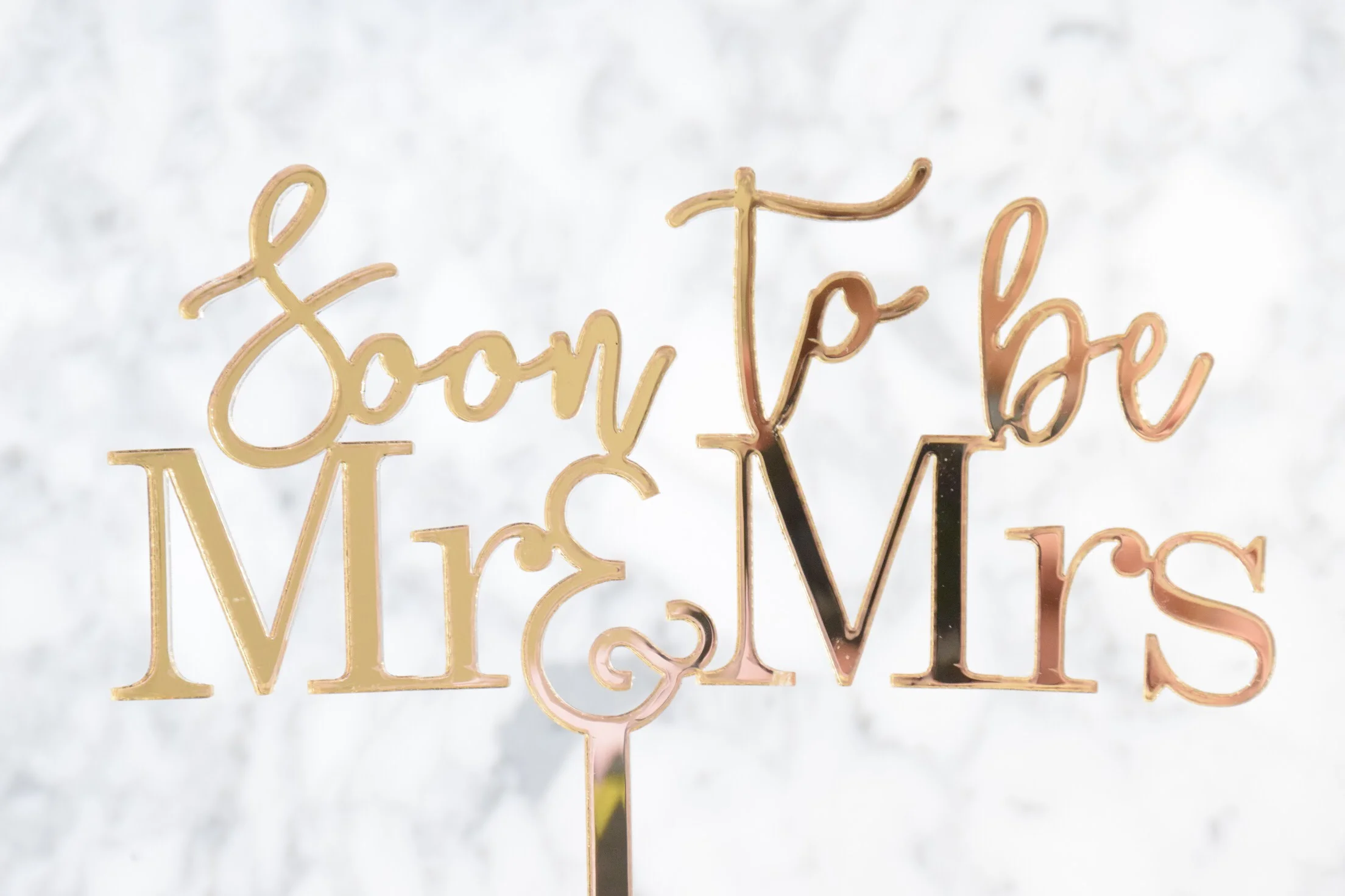 soon to be mr and mrs cake topper