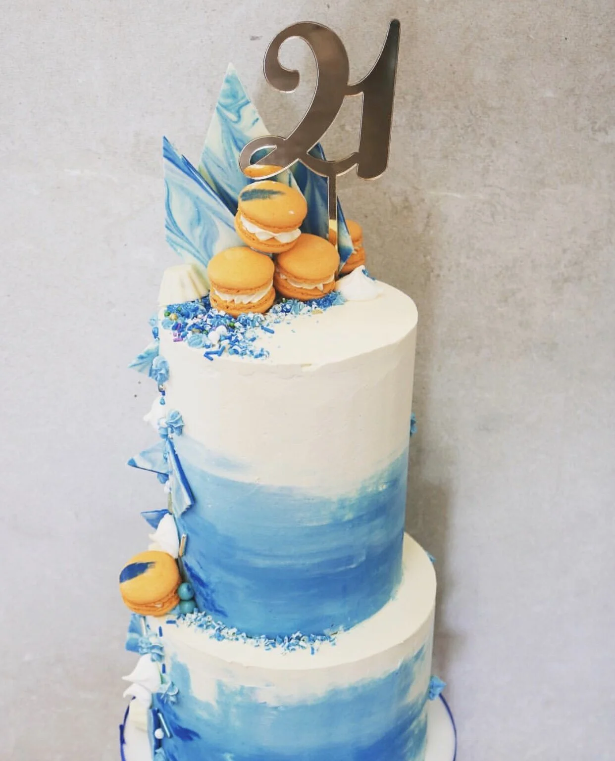 number only cake topper