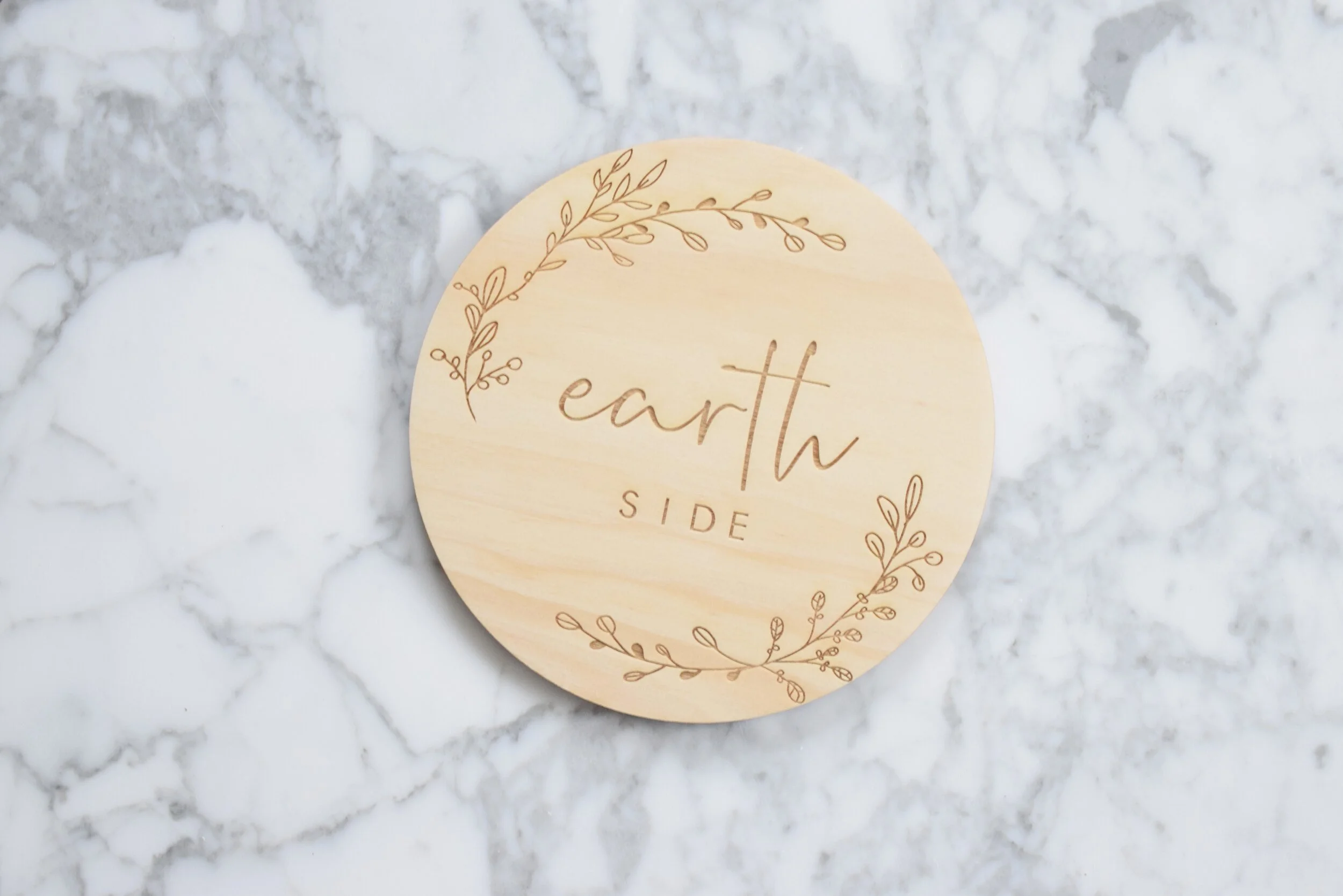 earth side announcement plaque