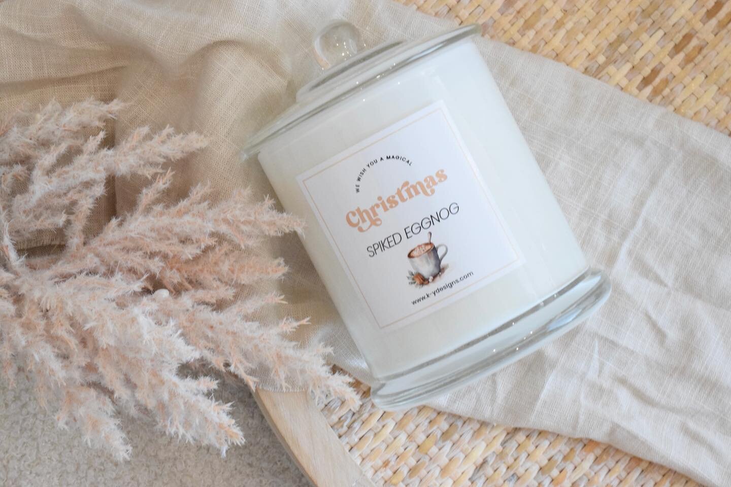 Last day of our Christmas pop up shop tomorrow in the wangaratta co store!!! 9-1! We have 6 of our Christmas candles left in spiked eggnog on sale for $15ea!!!