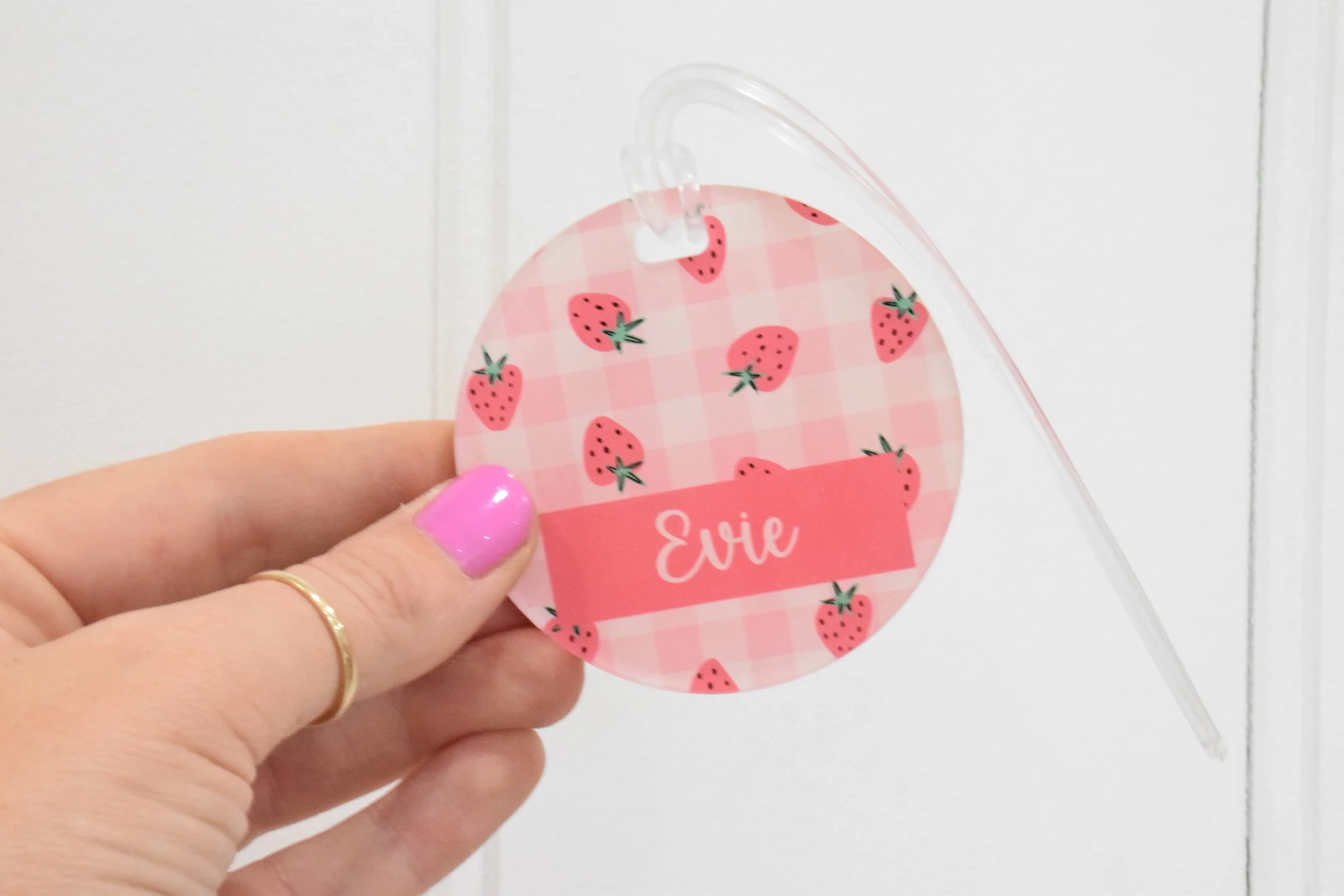Pattern bag tag