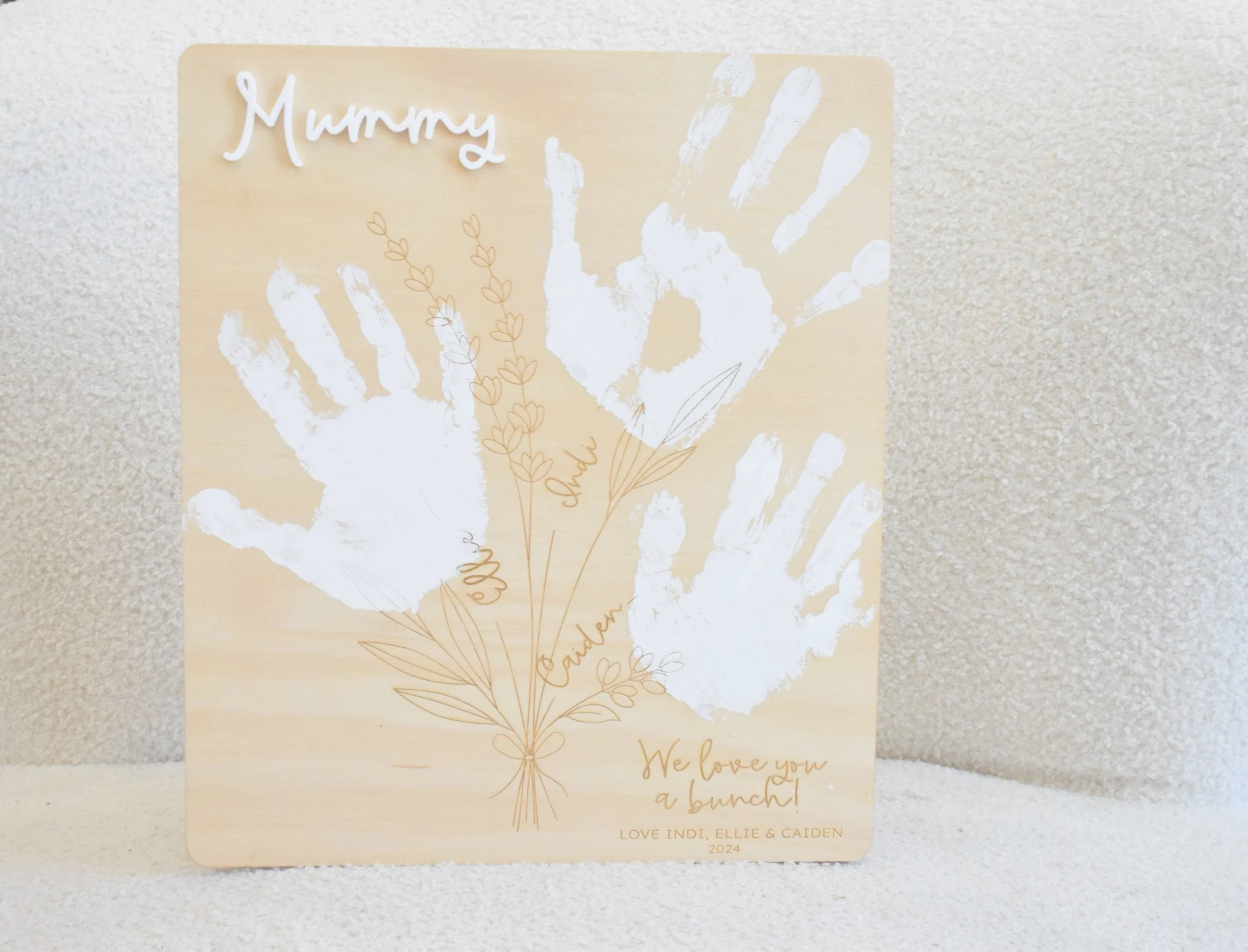 Handprint plaque
