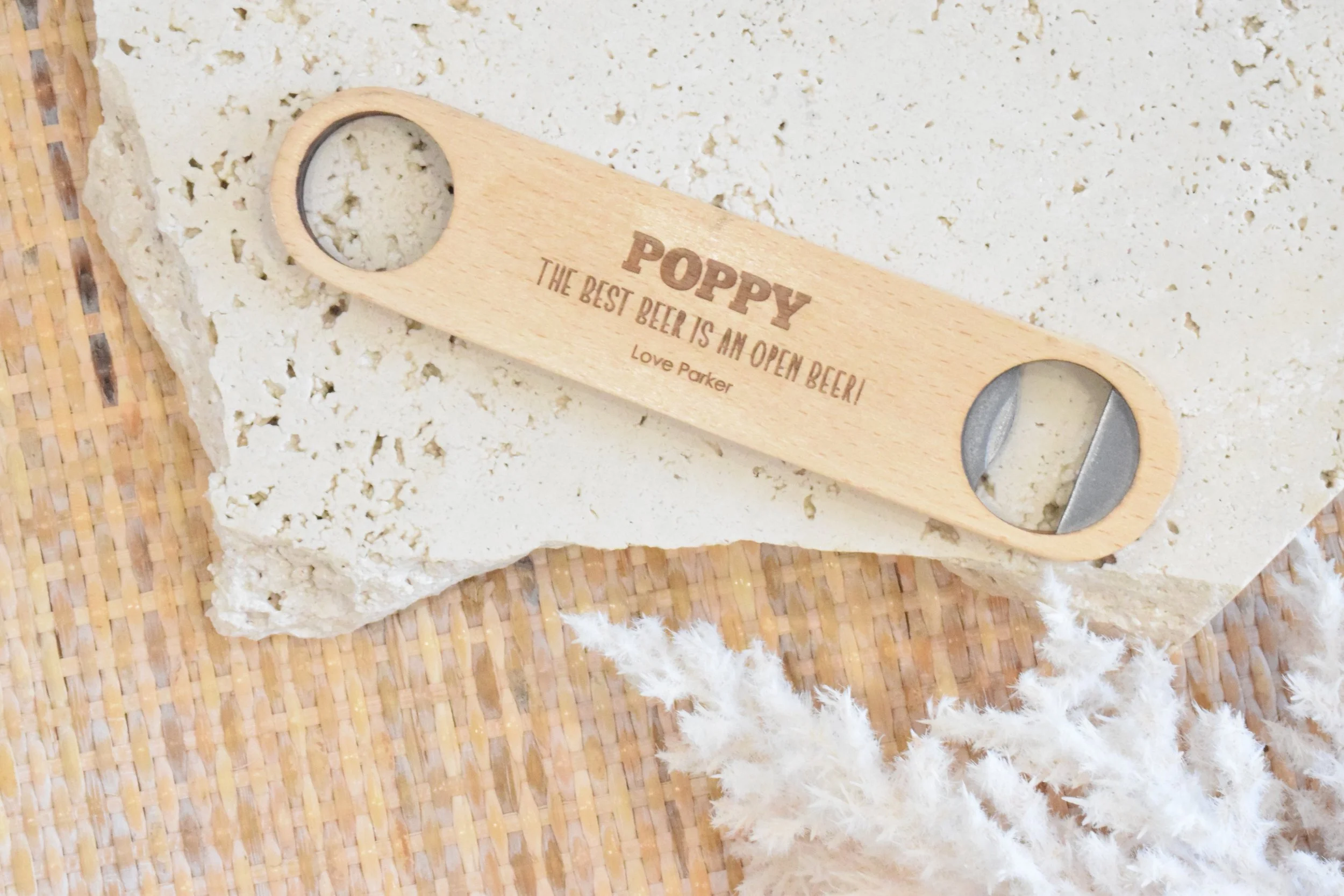 fathers day bottle opener double end