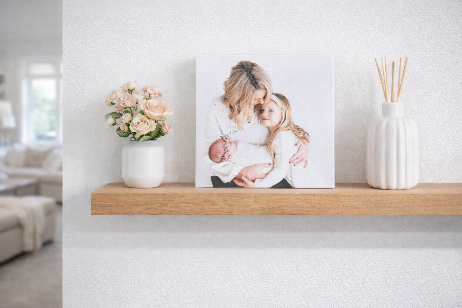 Small square photo block 15x15cm