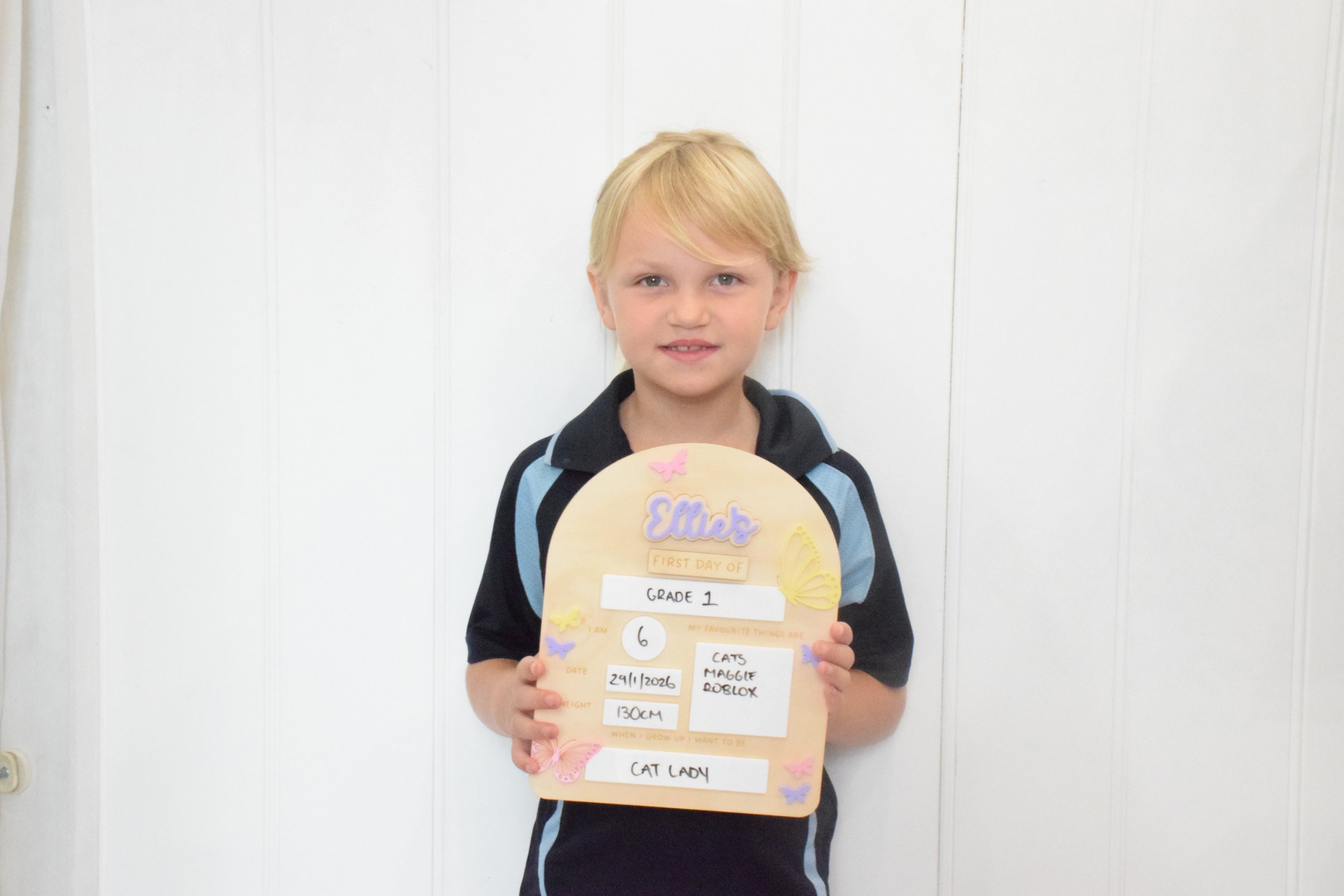 back to school board butterfly design