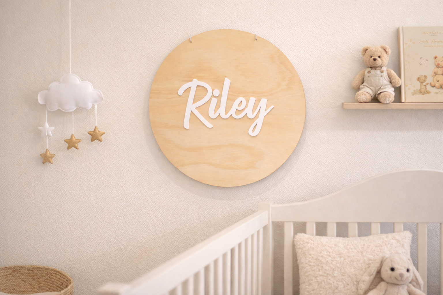 name plaques with acrylic text