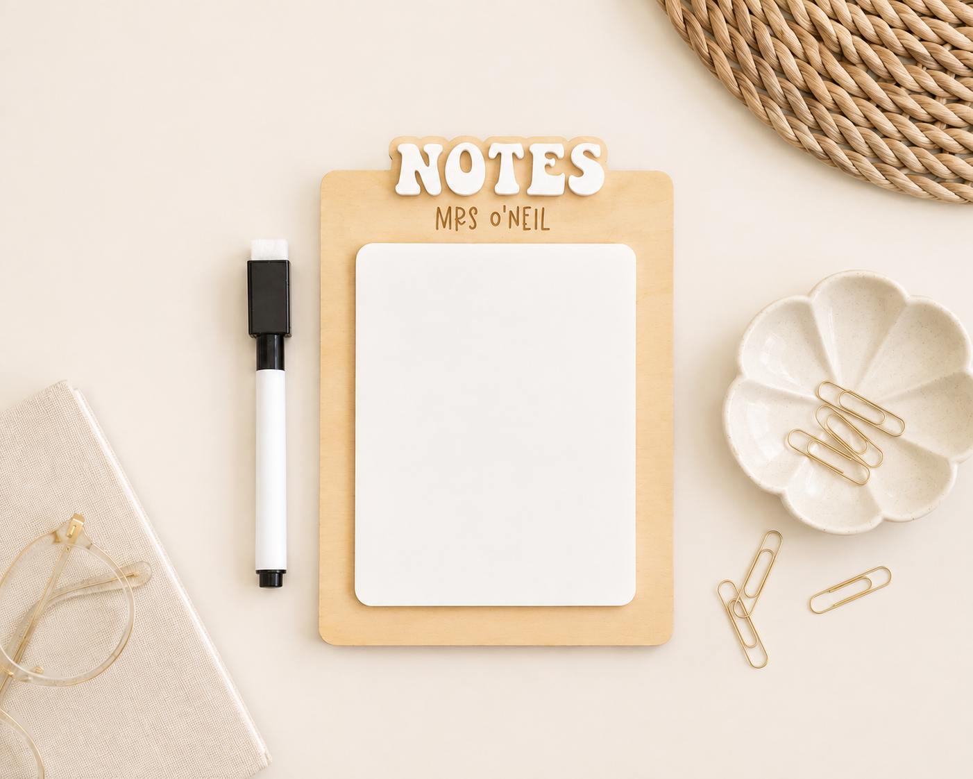 personalised notes pad