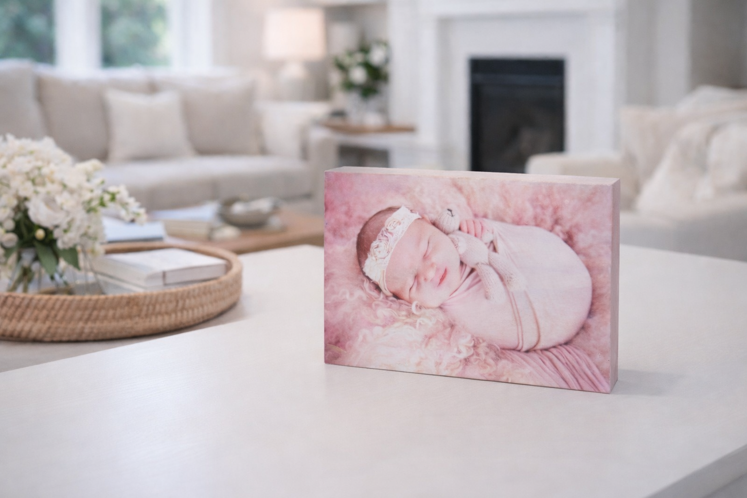 small rectangle photo block 21x14cm