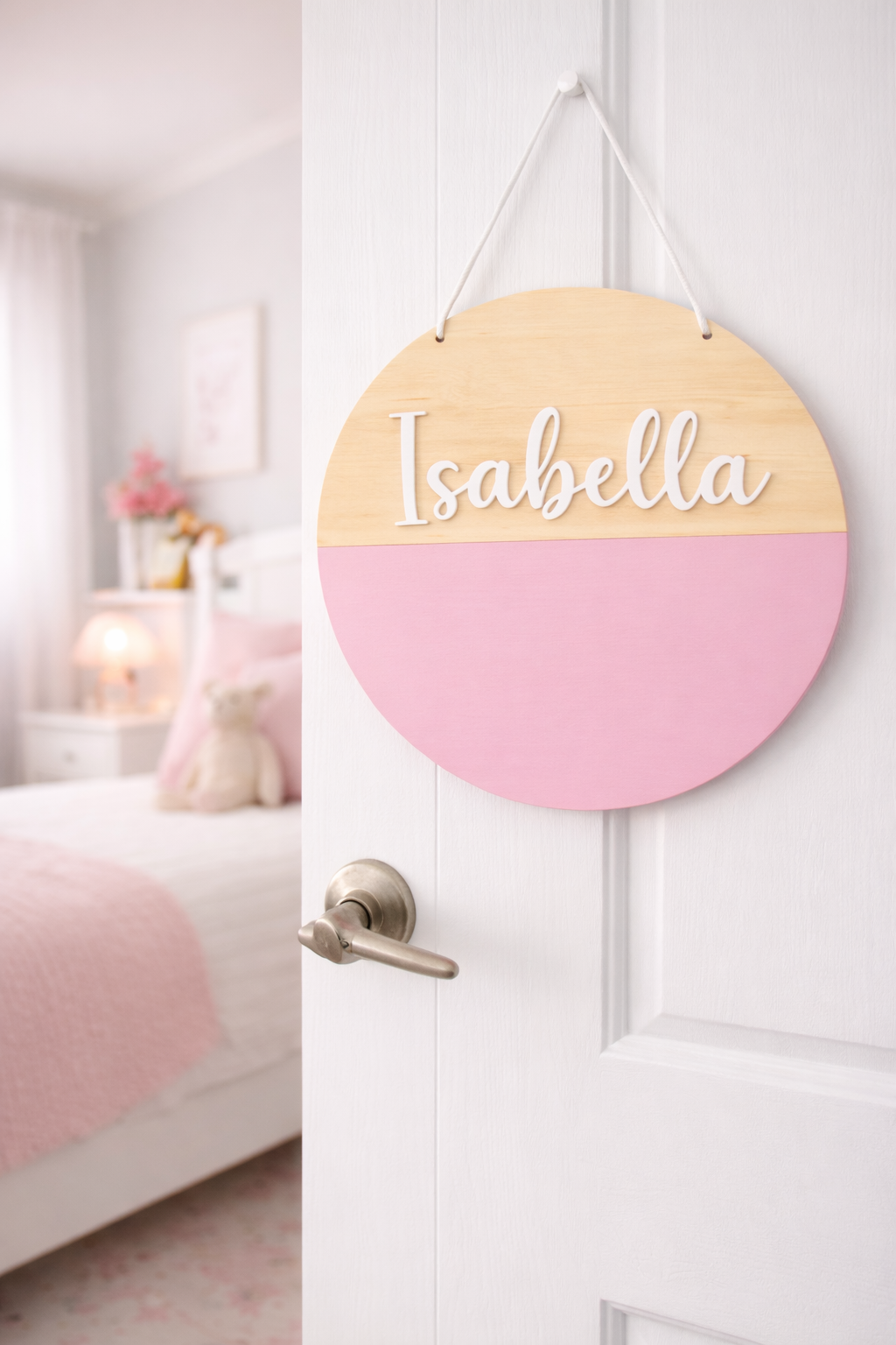 kids half painted with acrylic wall plaque