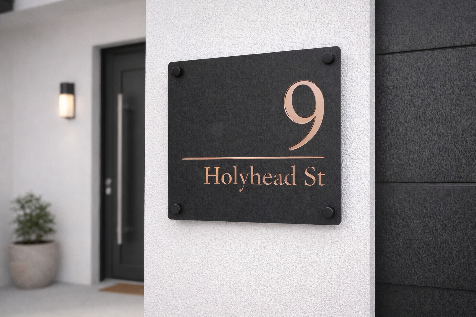 house plaque 25x18cm