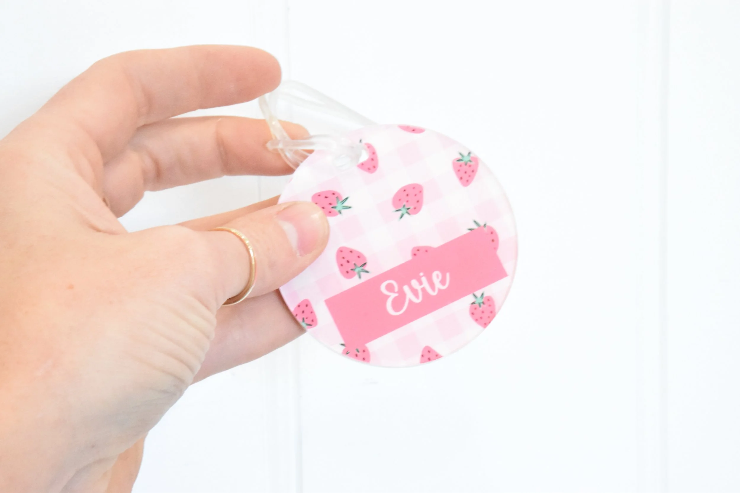 evie strawberry tag