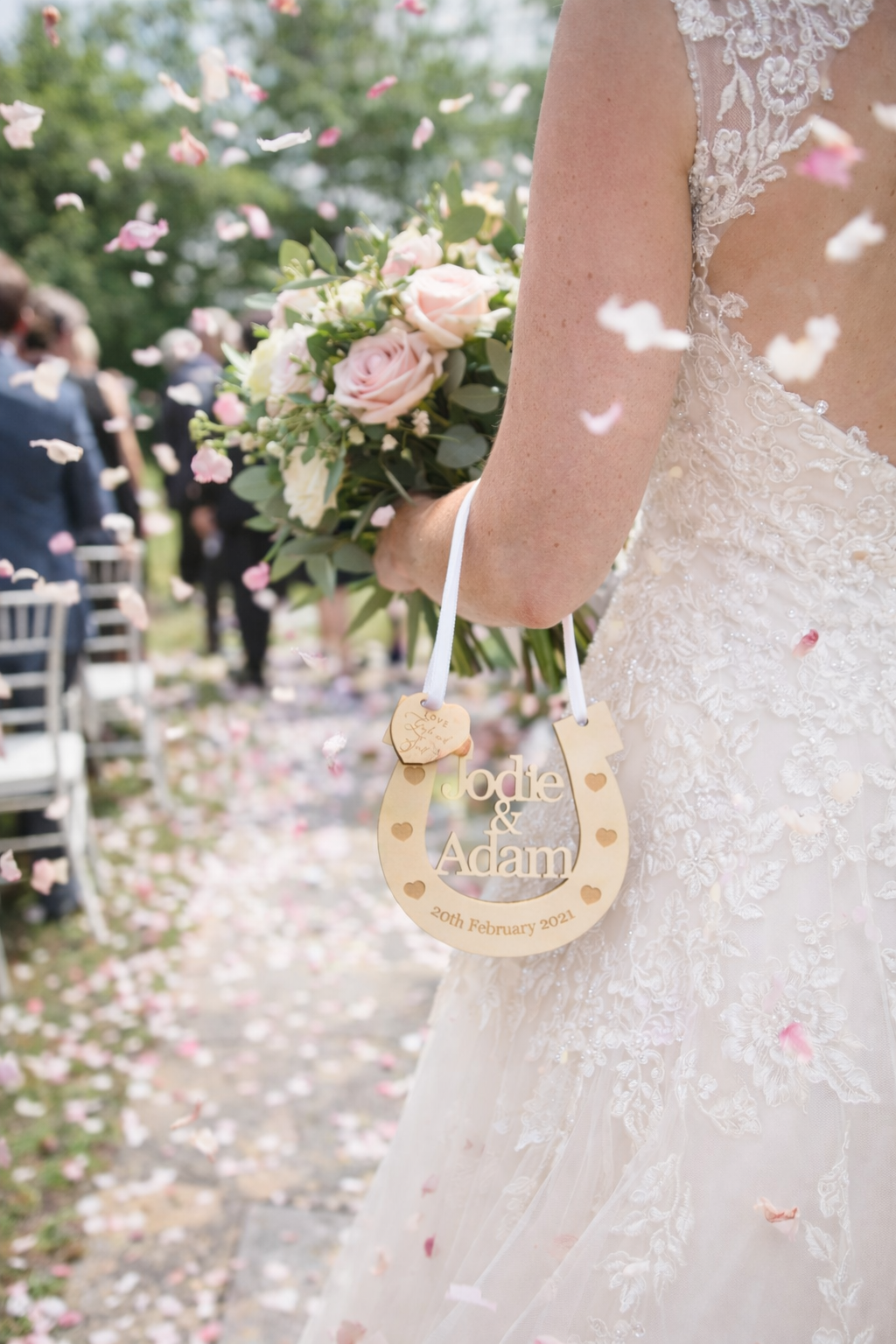 horse shoe wedding gift