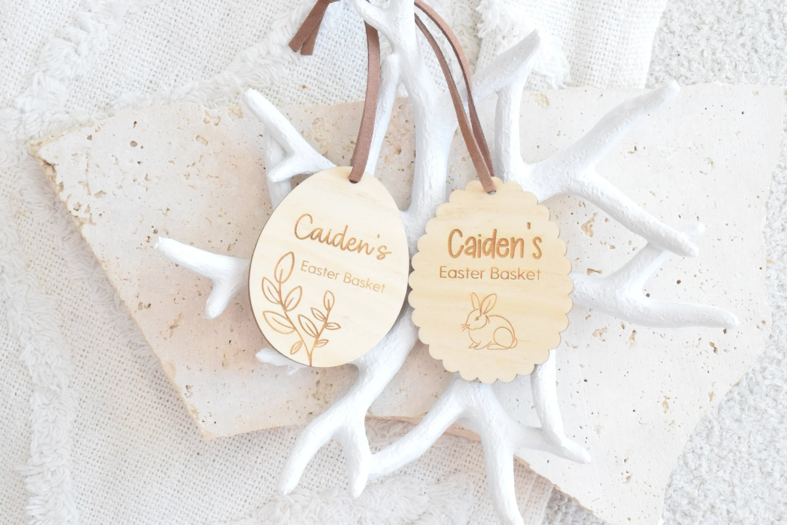 engraved easter tag