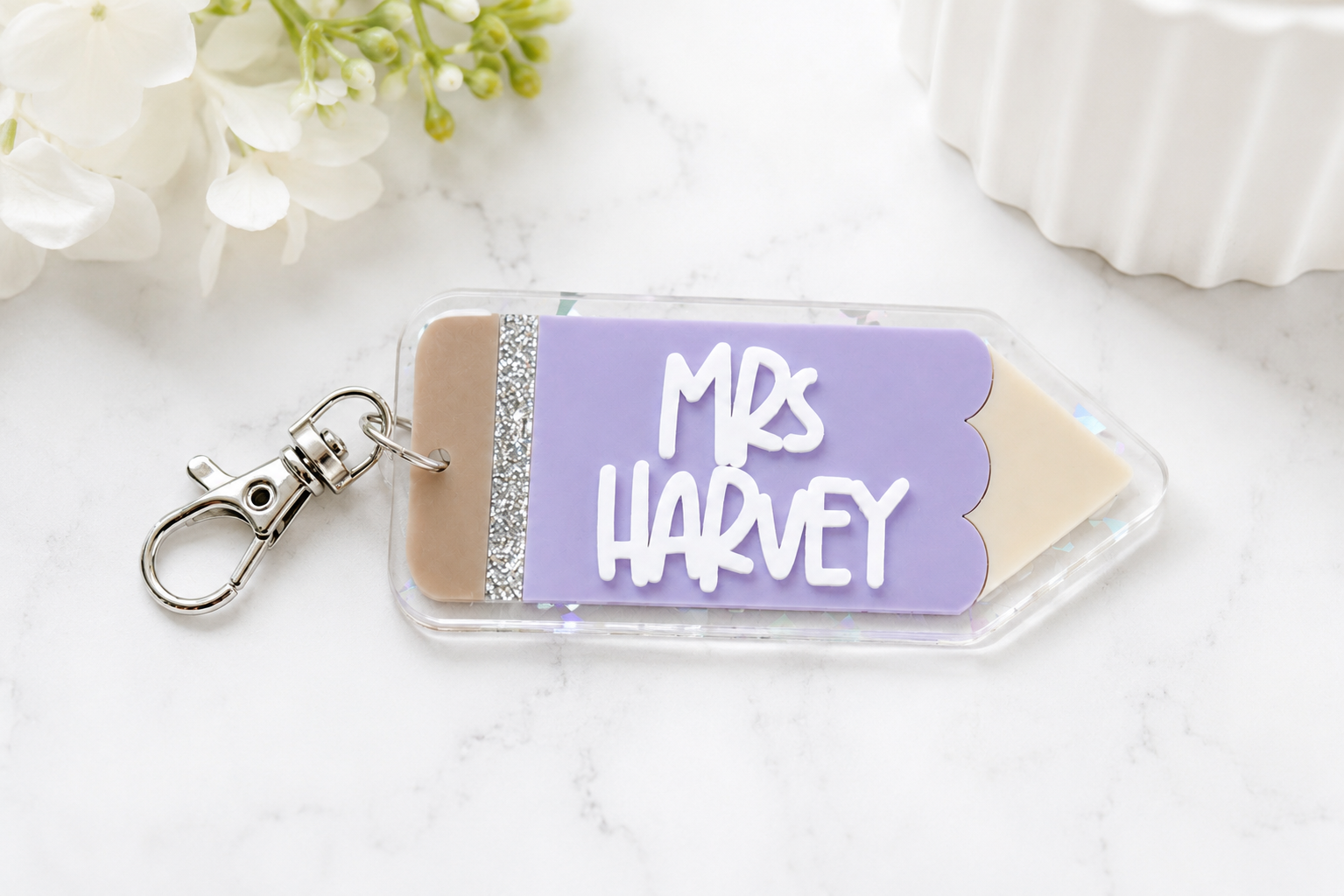 Pencil keyring