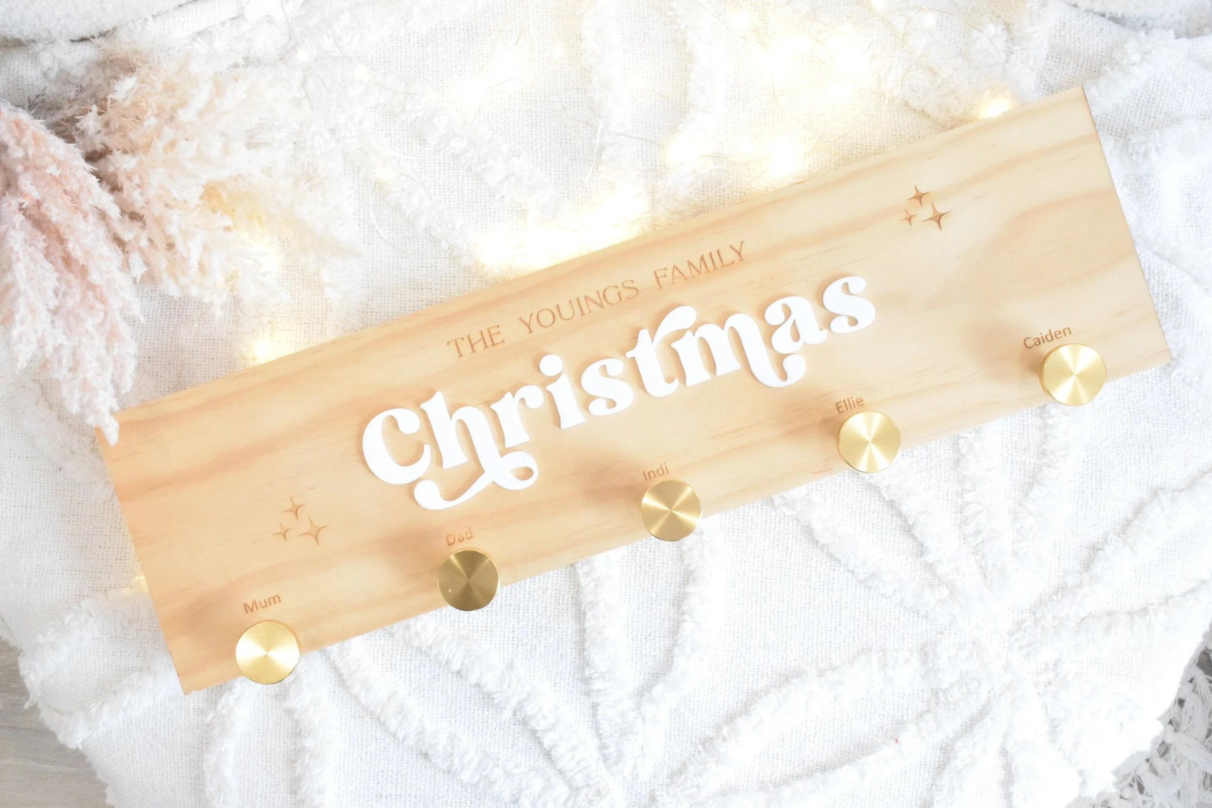 Christmas stocking holder