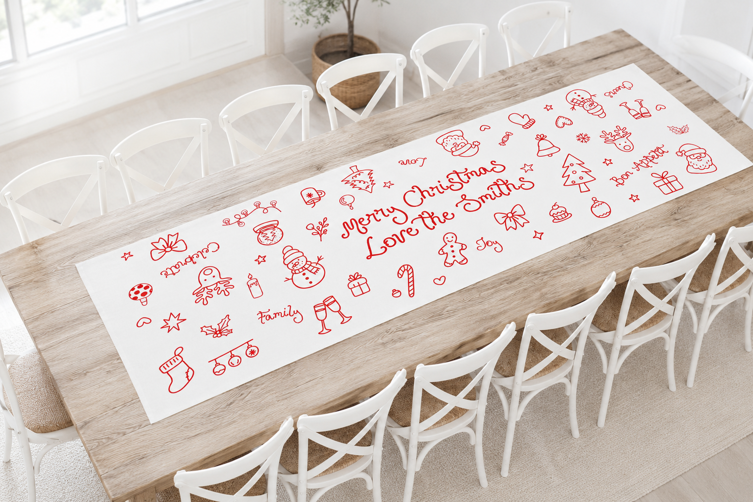 Christmas table runner