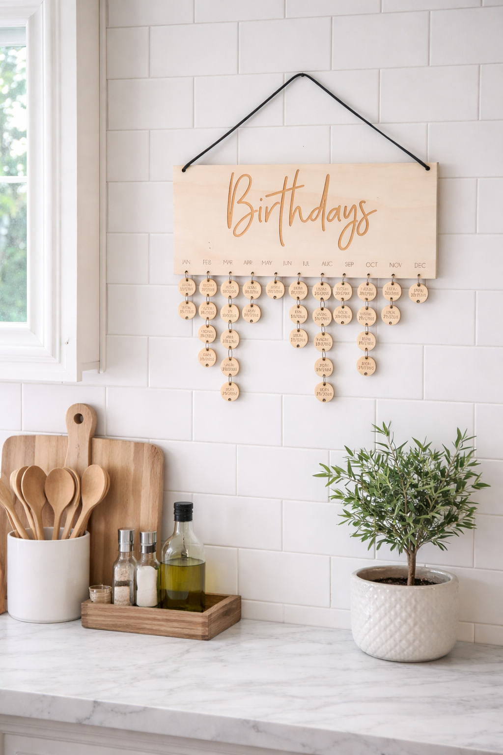 birthday calendar with name date and year