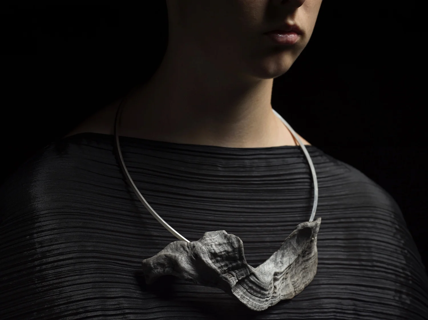 Ridgeline Adrift . Tasmanian wilderness driftwood + sterling silver. OO/S