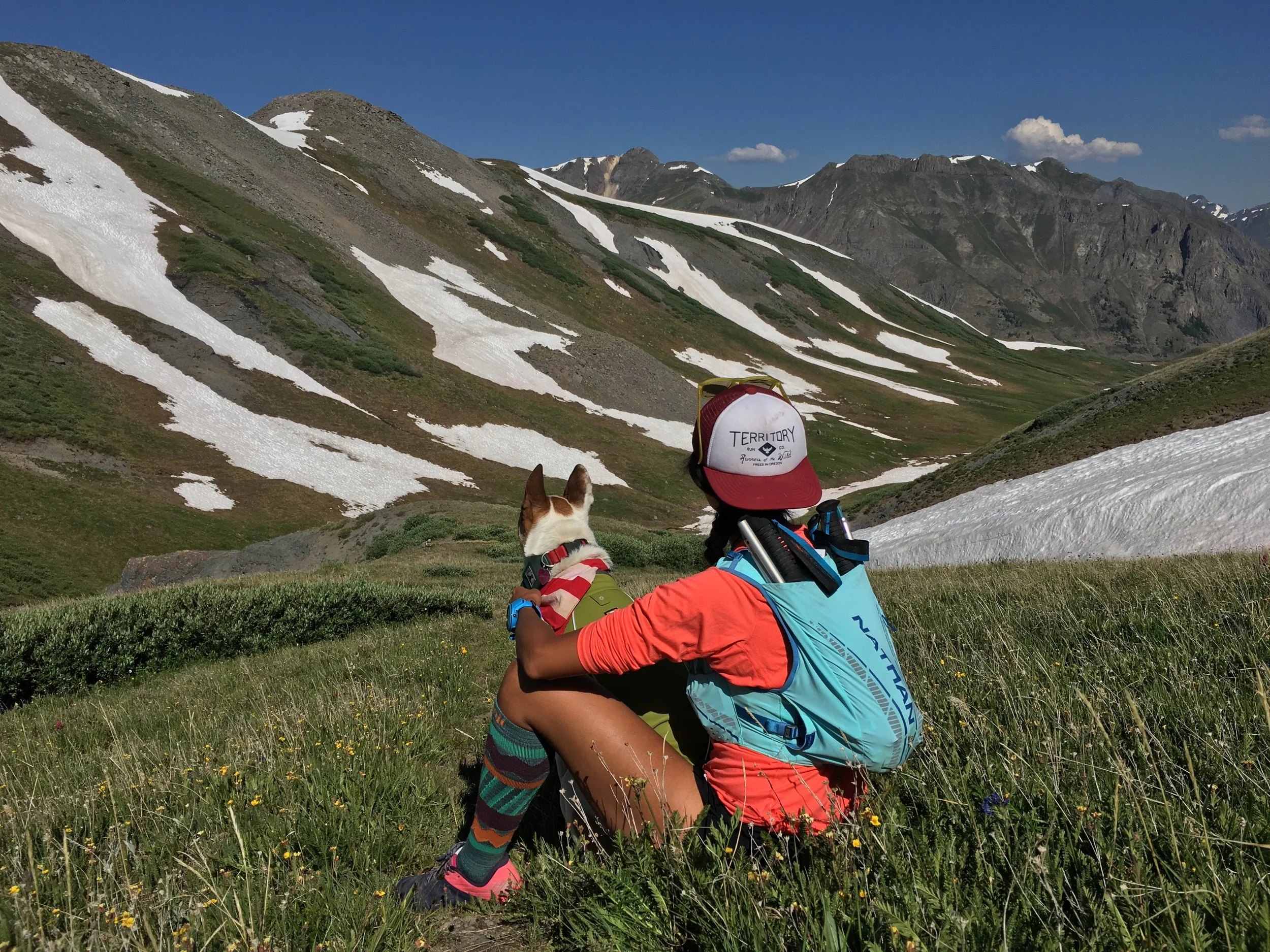 Enjoying the view from Green Mountain in Silverton, CO.