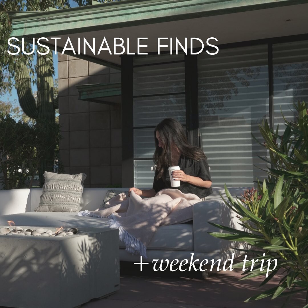 sustainable pieces for your weekend getaway

all links posted on the site