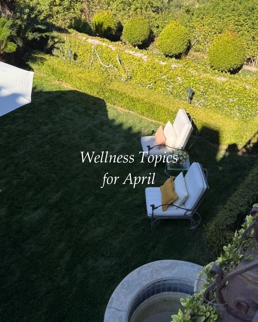 April, intentionally.

On The Well Society, we&rsquo;re breaking down the foundations: circadian rhythm, nervous system, metabolism, and personalized nutrition.

Think of that as the education.

Then, I&rsquo;ll show you how it actually looks in real