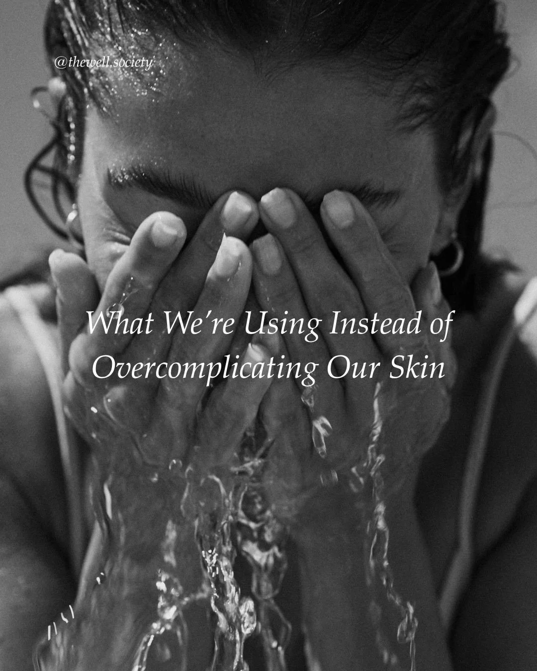 We&rsquo;re choosing fewer steps, better formulas, and ingredients we understand.

#skincareroutine #simple #clean