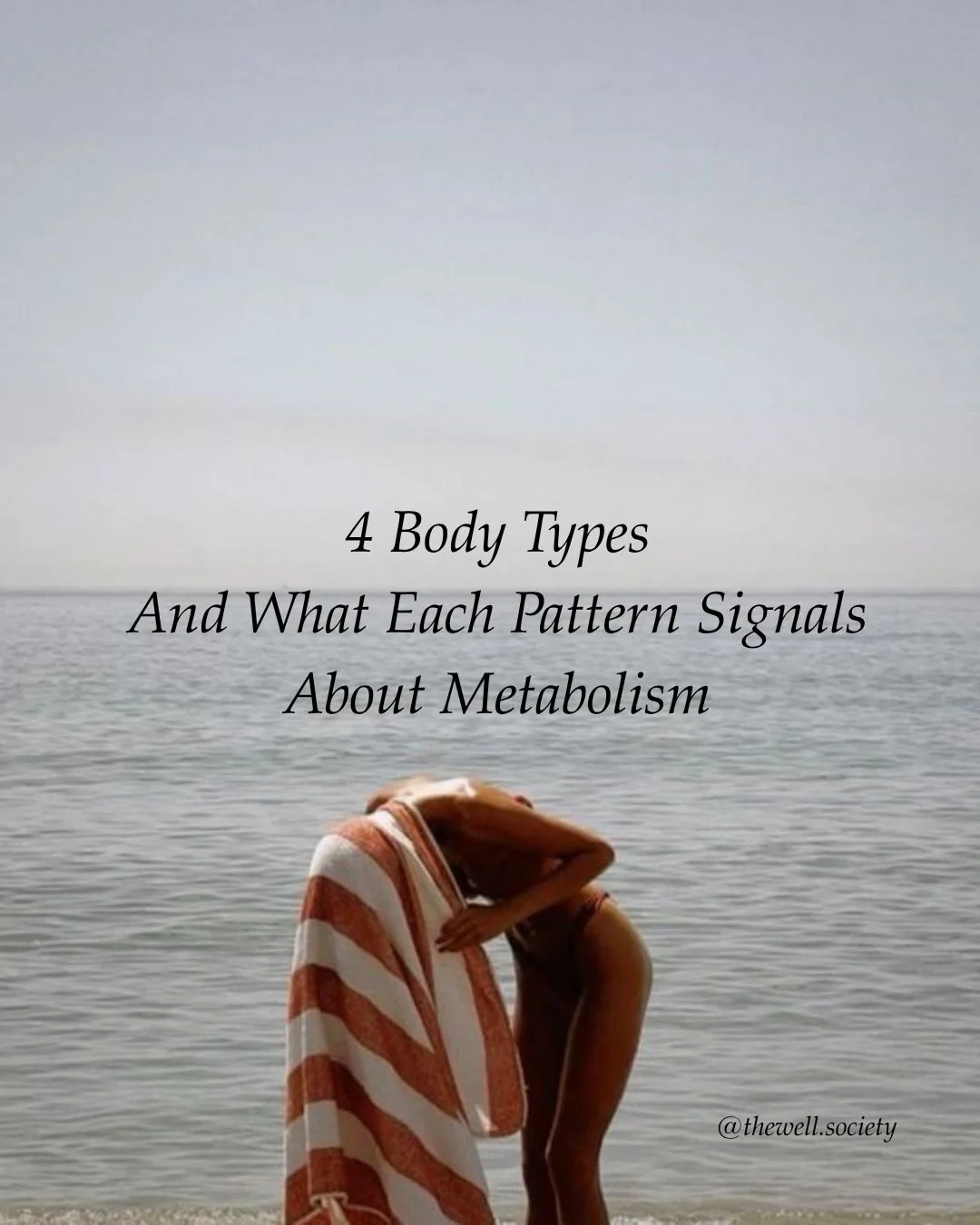 Your metabolism isn&rsquo;t broken. It&rsquo;s patterned.

And once you understand the pattern, you stop fighting your body and start working with it. 

#metabolism #wellness #health #body #health