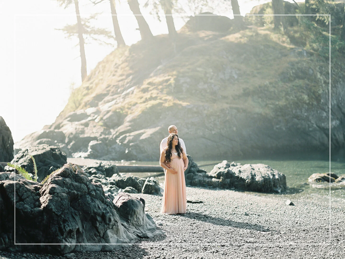 Lorena + Jeremy | Maternity | East Sooke Park 