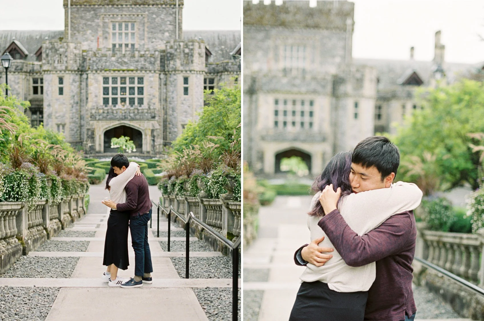 M + R Hatley Castle Proposal 2021 - Fuji 400 H film -12.jpg