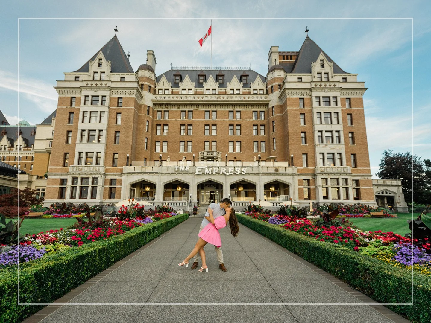 Brielle + Trent | Proposal | Fairmont Empress and Hatley Castle