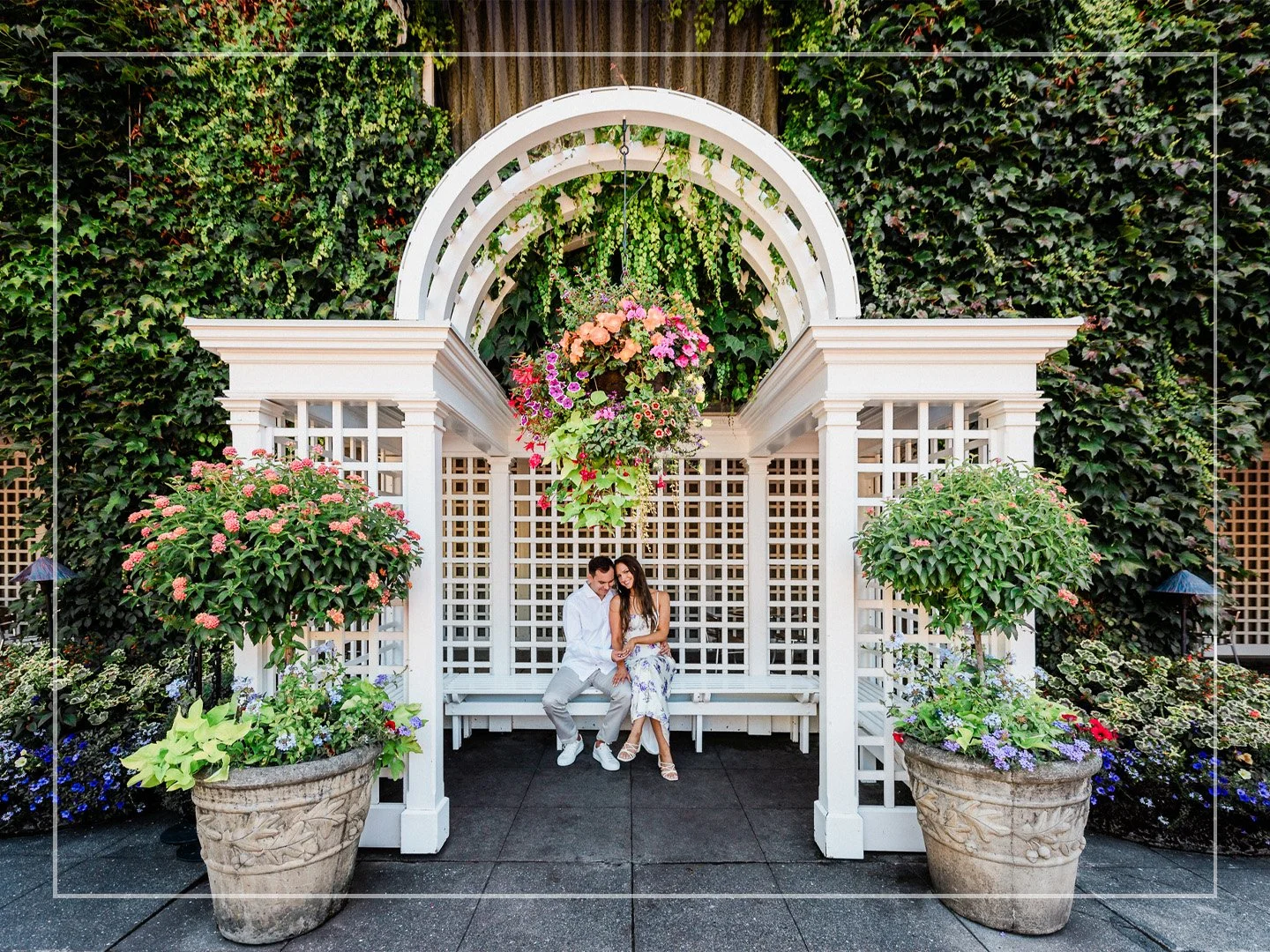 Camille + Andrew | Proposal | Butchart Gardens 