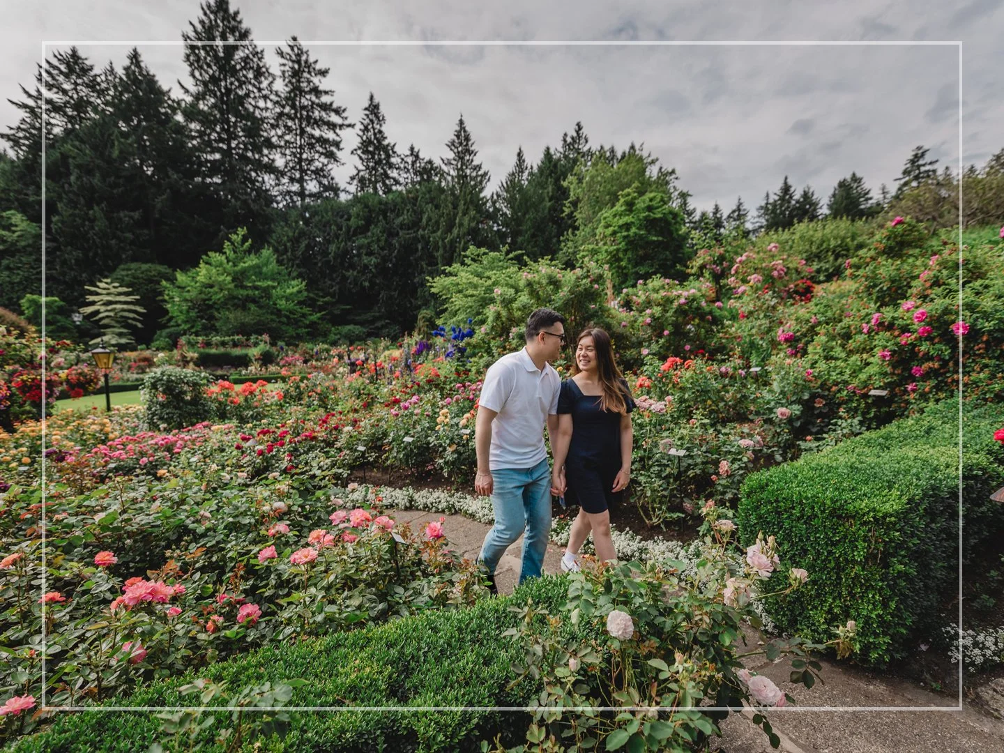 Jessica + Hai Jun | Proposal | Butchart Gardens