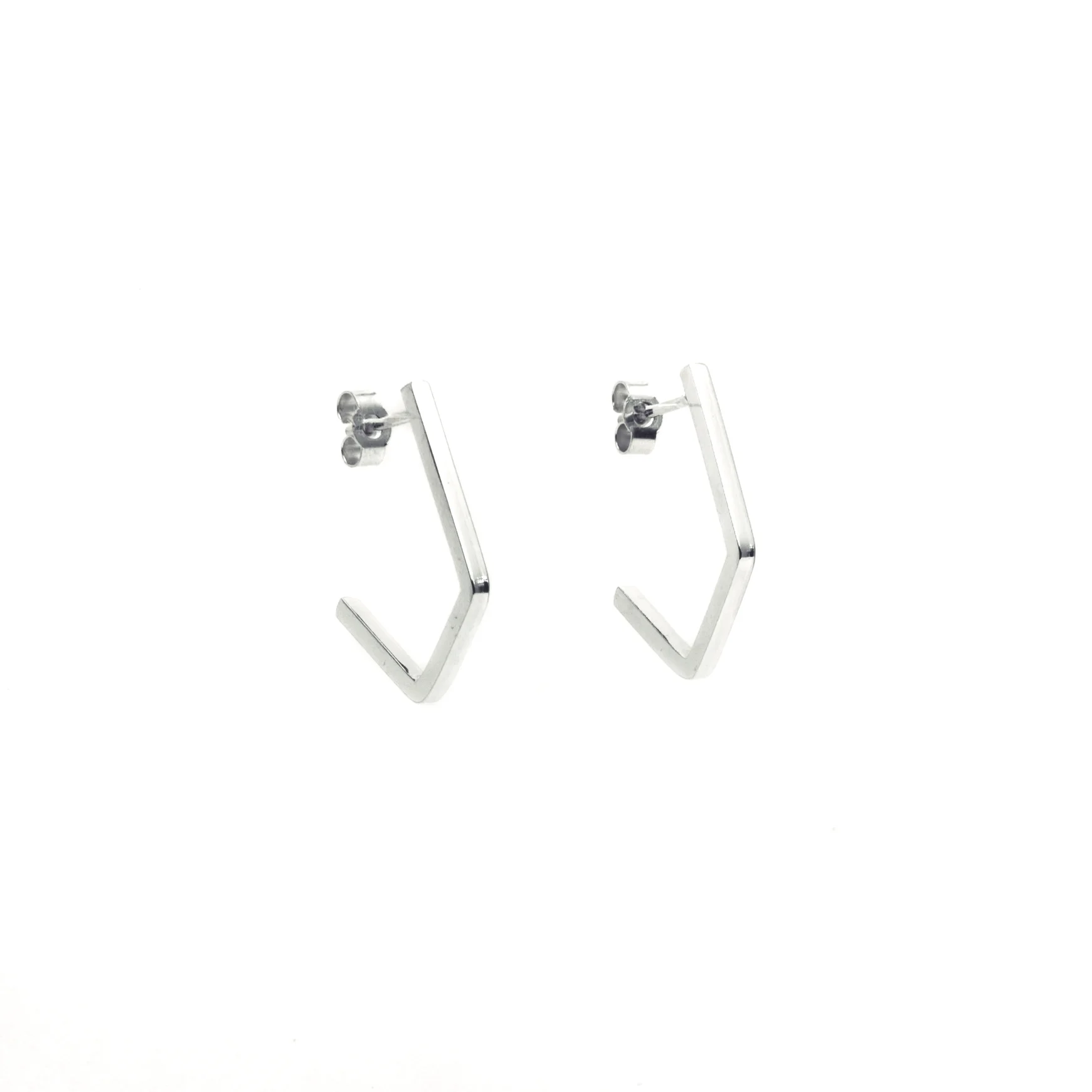 Kate McLaughlin Jewellery mini Tail Fin hoop earrings