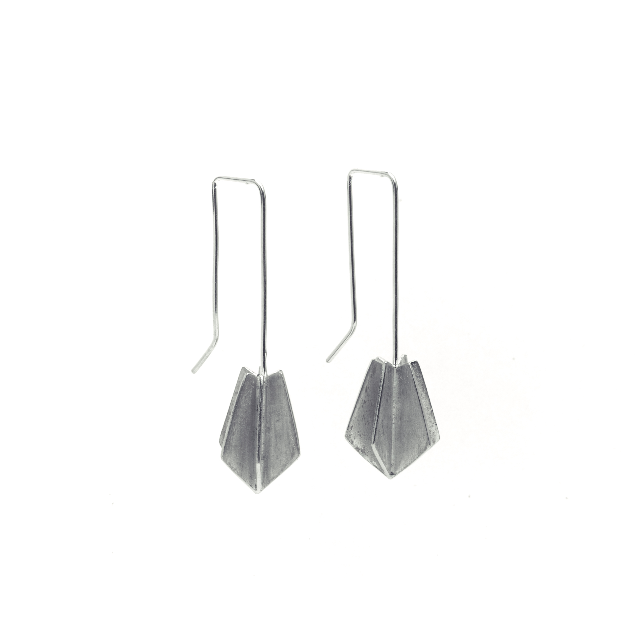 Kate McLaughlin Jewellery 6 edged Tail Fin earrings