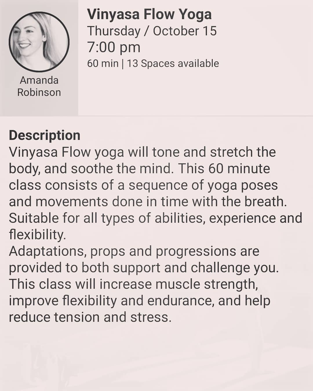 Super excited to be back teaching at my favourite gym  @galvanized_fitness 😊

Thursday Night Yoga -  commencing 15 October.