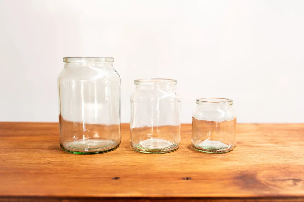 Plain Large Glass Jar — GK Events Hire