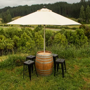 Whole Wine Barrel With Umbrella Hole Gk Events Hire