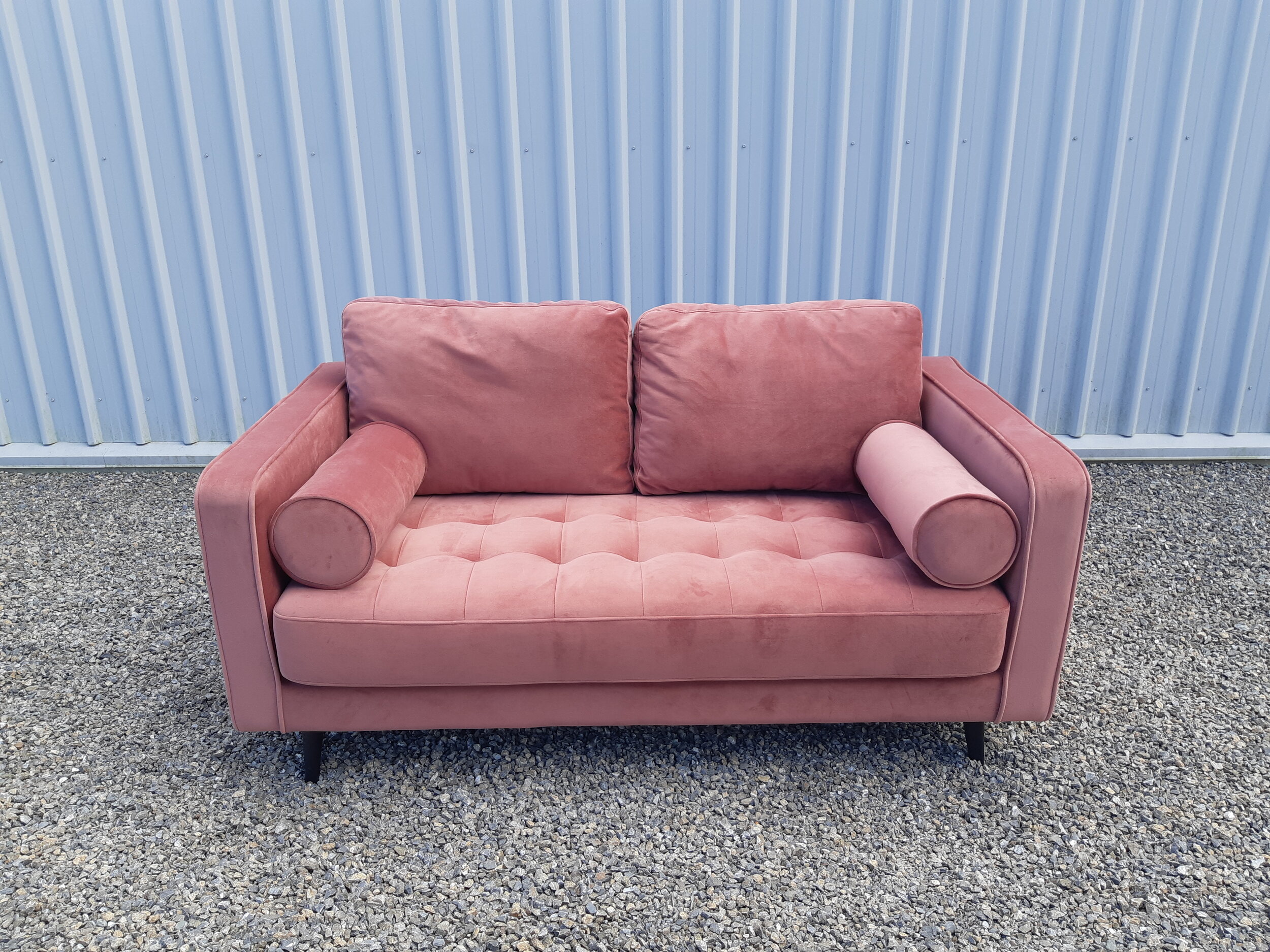 Pink Velvet Couch