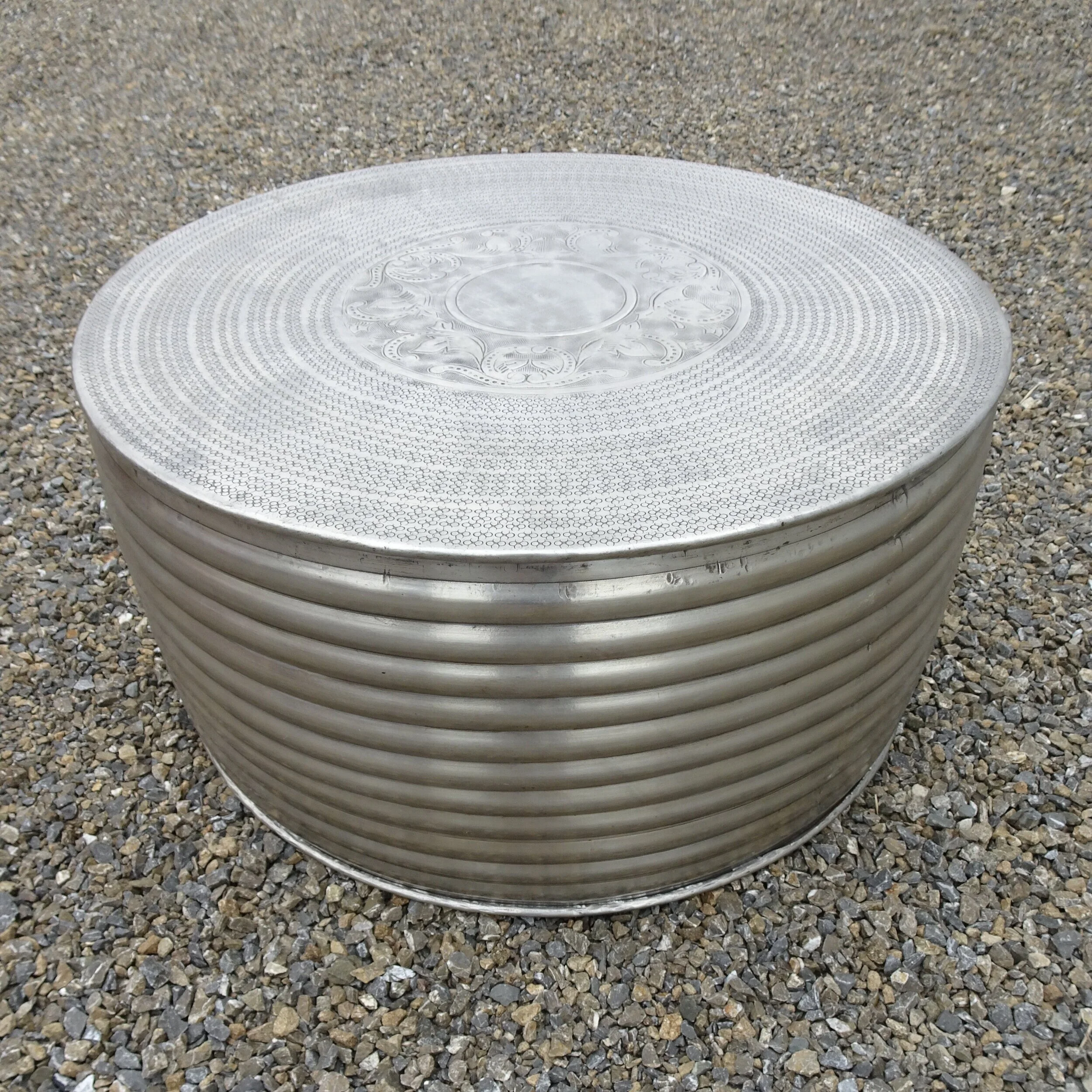 FURNITURE_Silver Drum Round Coffee Table_01