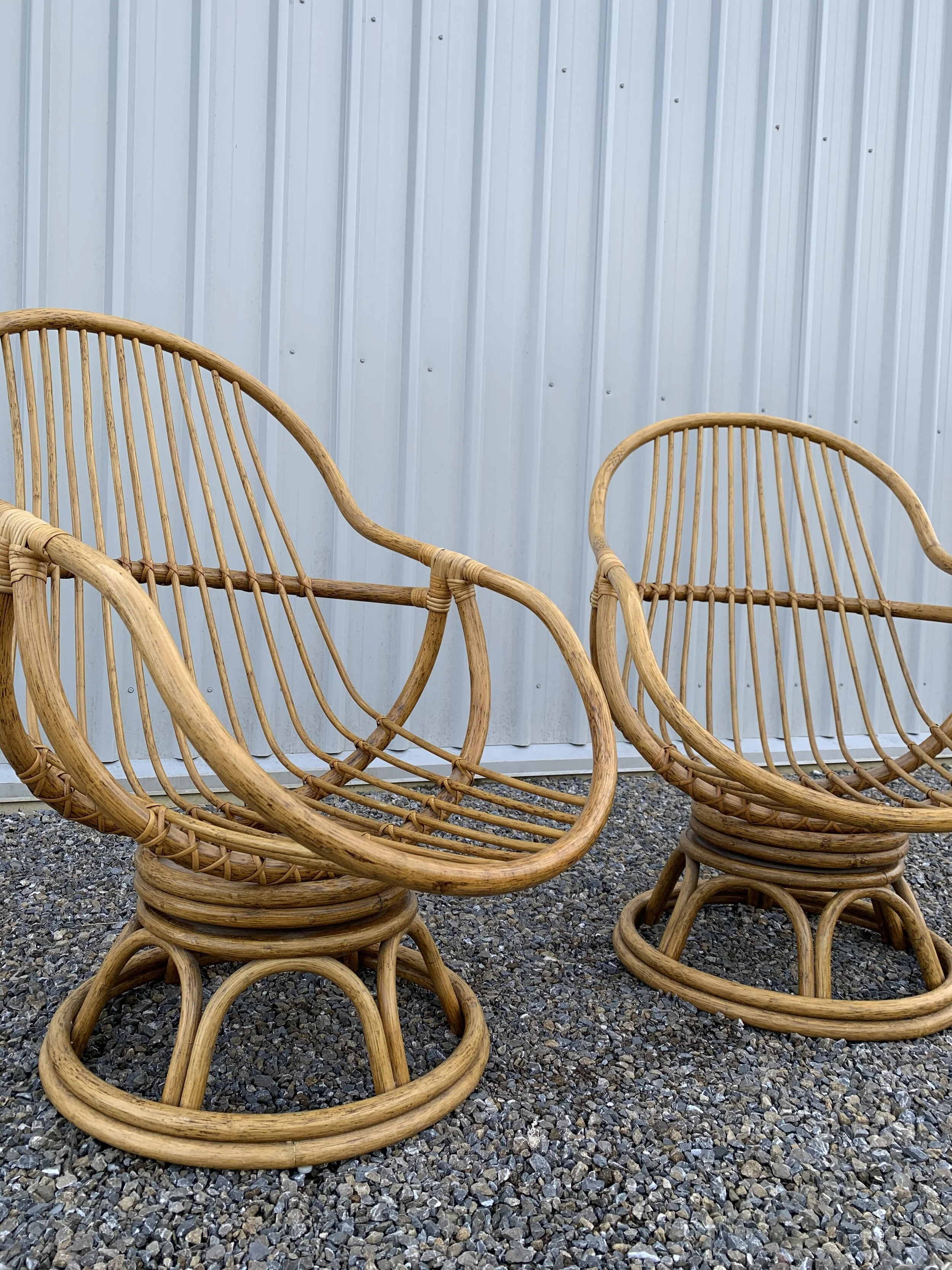 Vintage Cane Egg Chair Type 2 — GK Events Hire