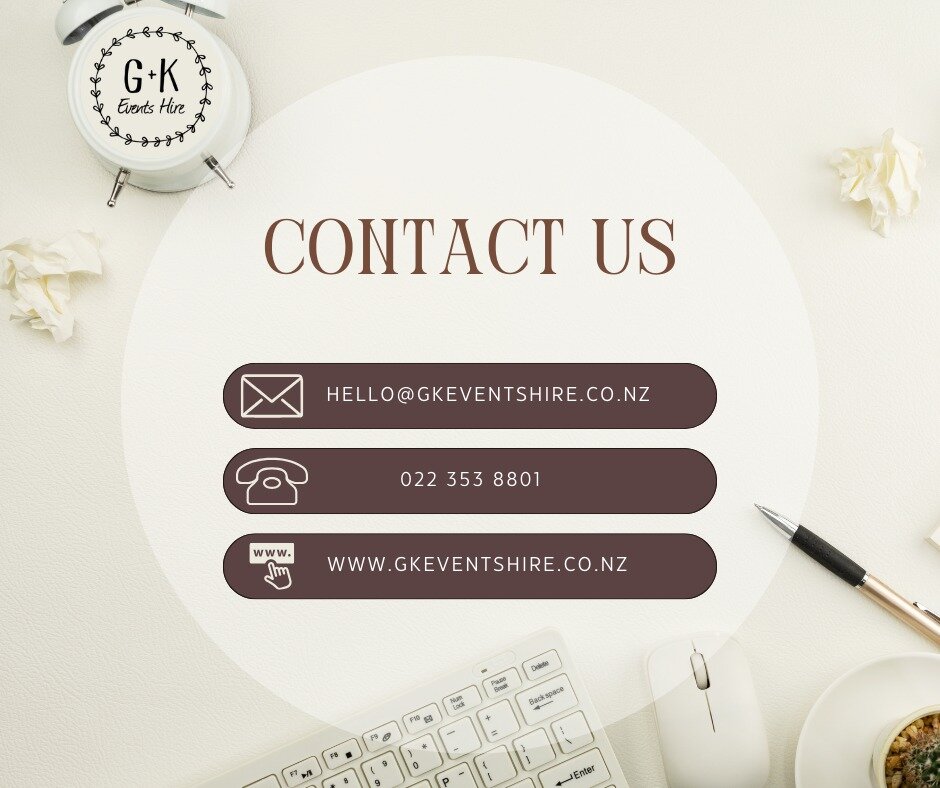 With the start of wedding season fast approaching, we just wanted to make sure you could contact us for any of your event needs. 

Take a look below at our contact details and we look forward to hearing from you. 

If you want to book a time to visit