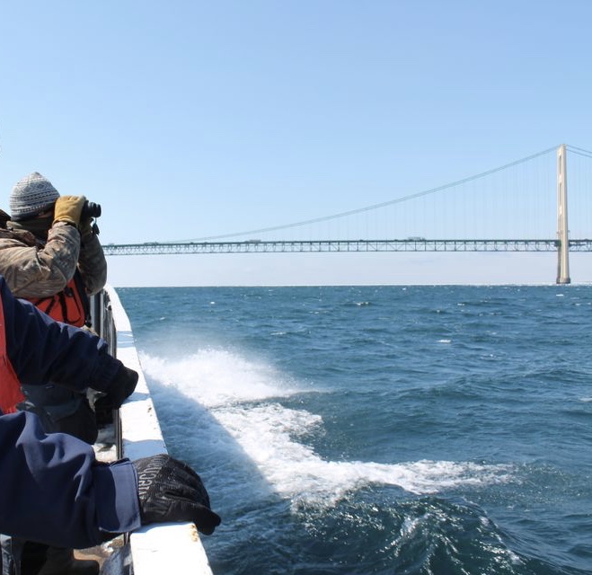 "It is simply reckless and irresponsible to operate Line 5 under the current weather conditions in the Straits of Mackinac," Senator Peters said. 