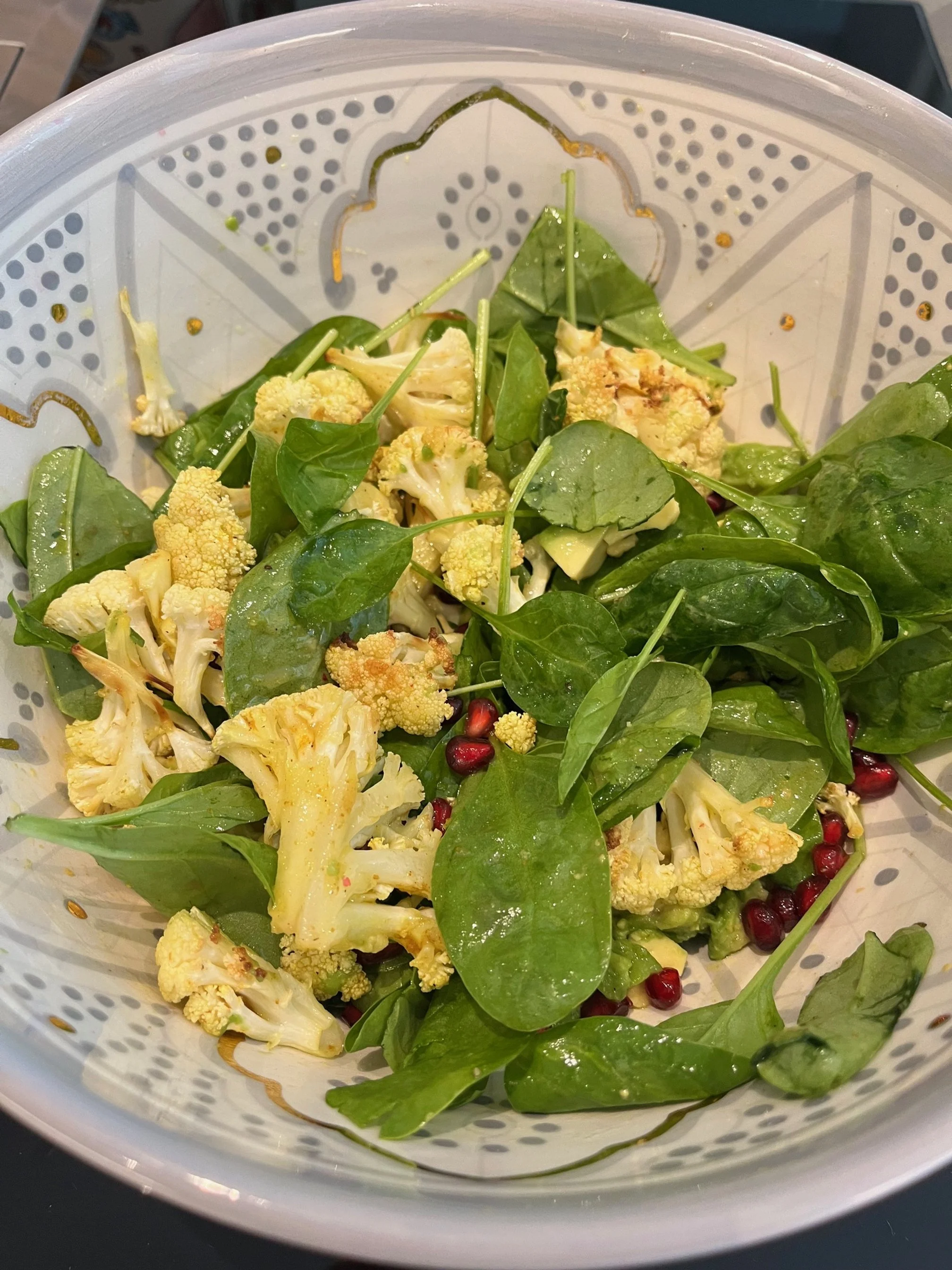 Gerösteter Blumenkohl Salat