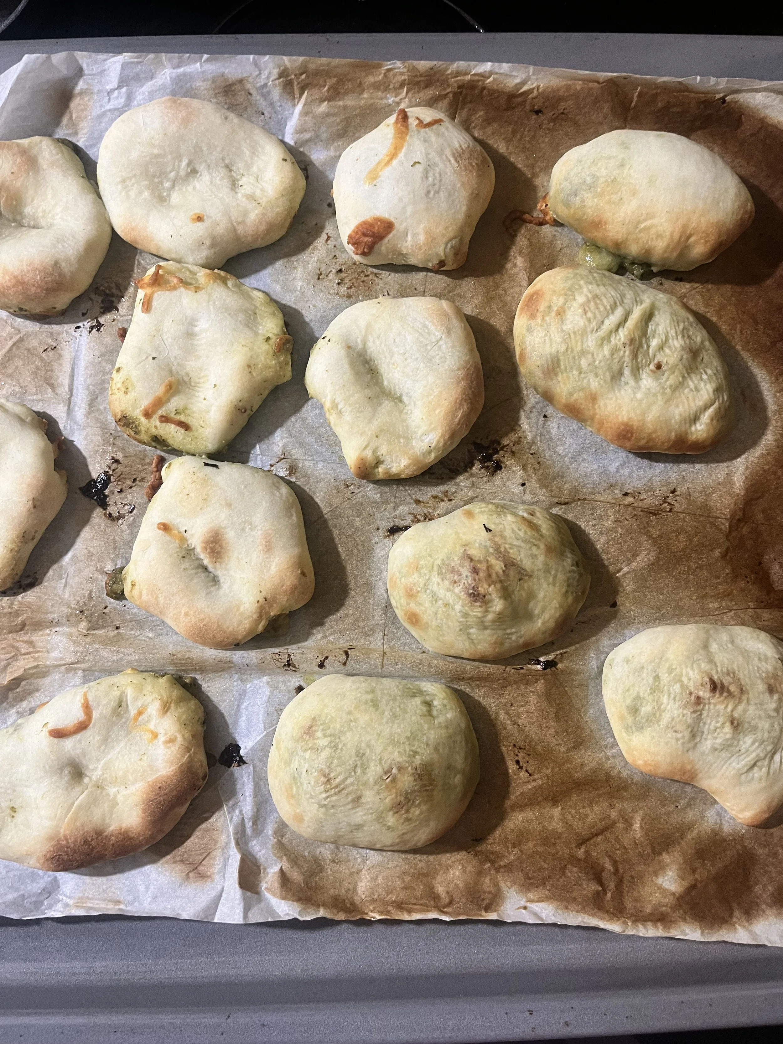 Pesto Pizza Brötchen