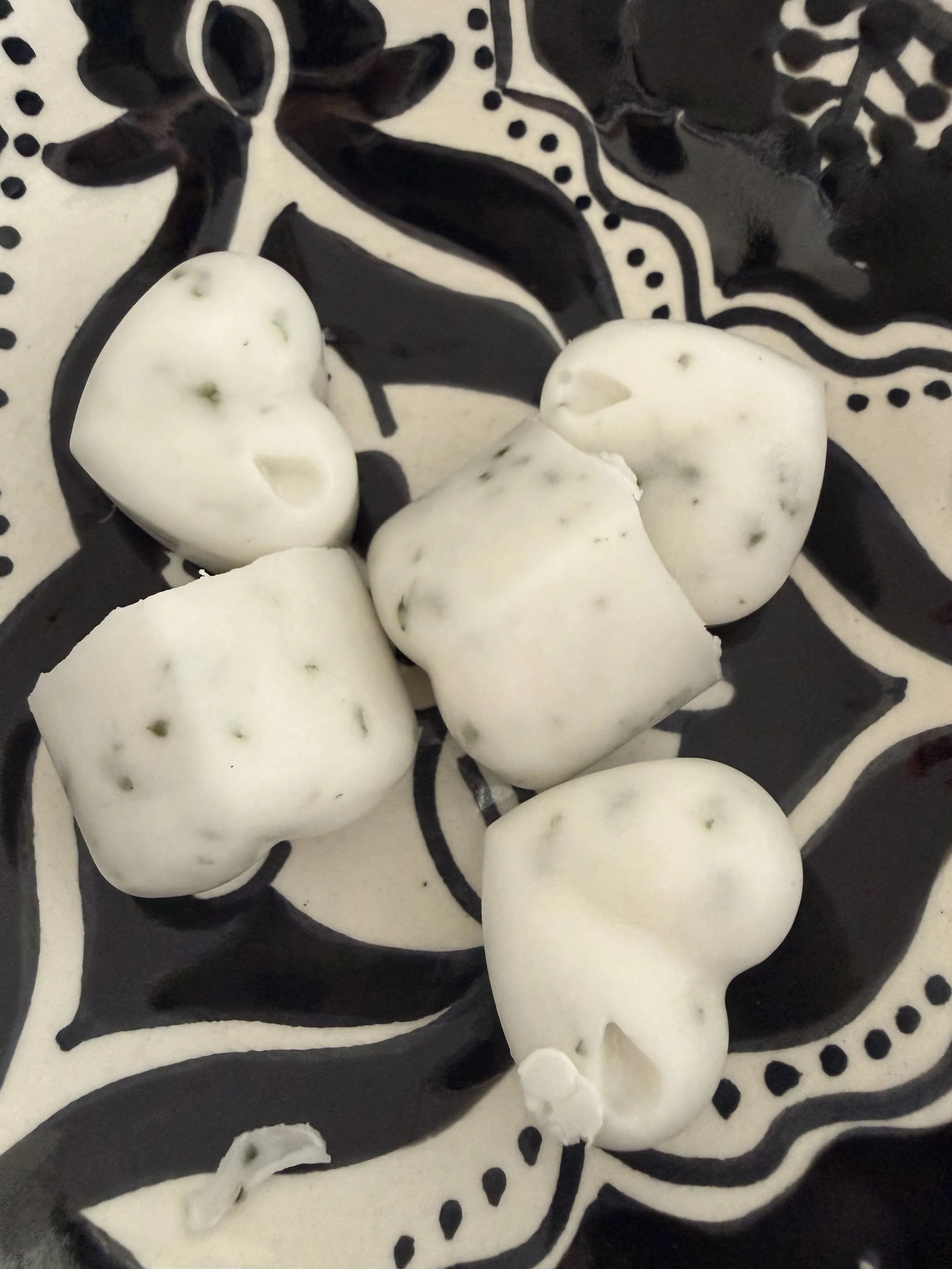 frozen jogurt mojito bites